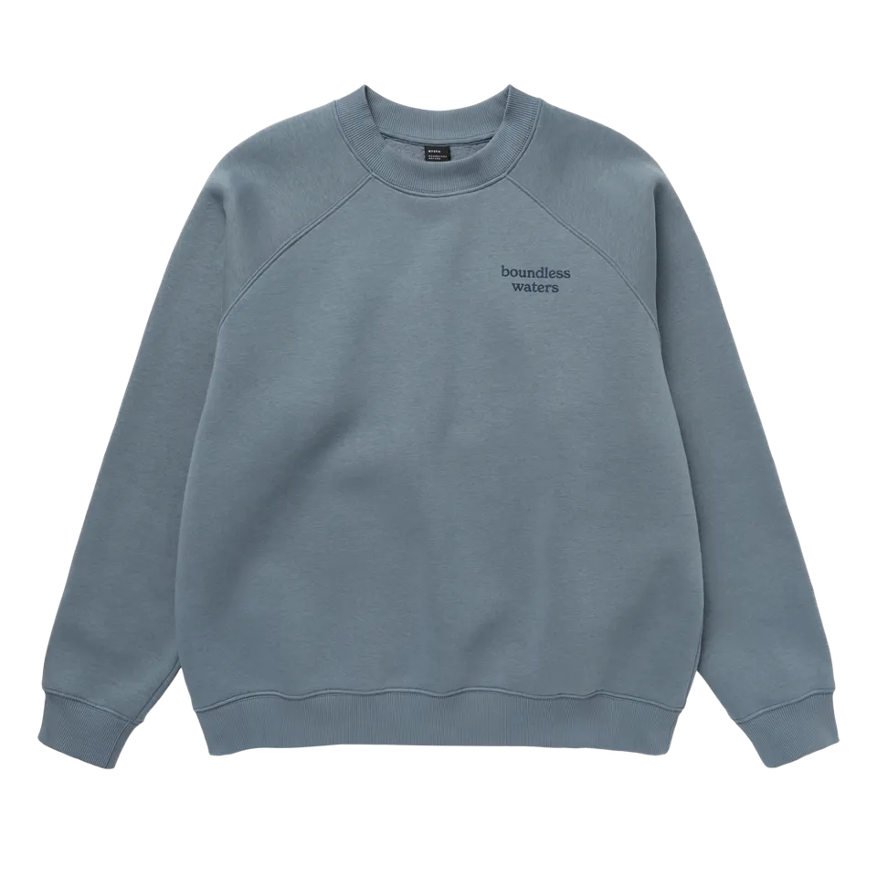 Mystic Enroute Crew sweat M noir molleton épais