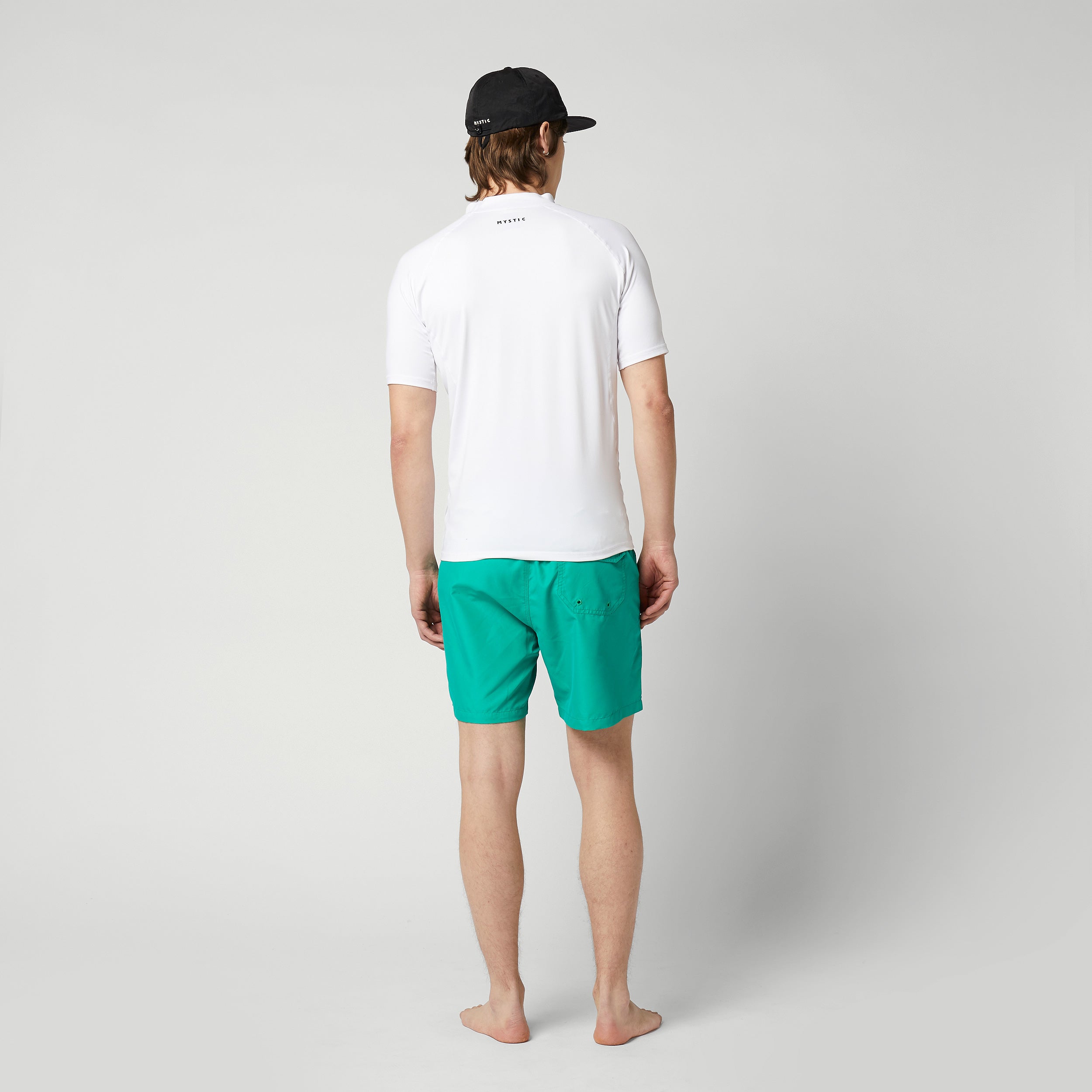 Mystic Star S/S Rashvest lycra homme blanc
