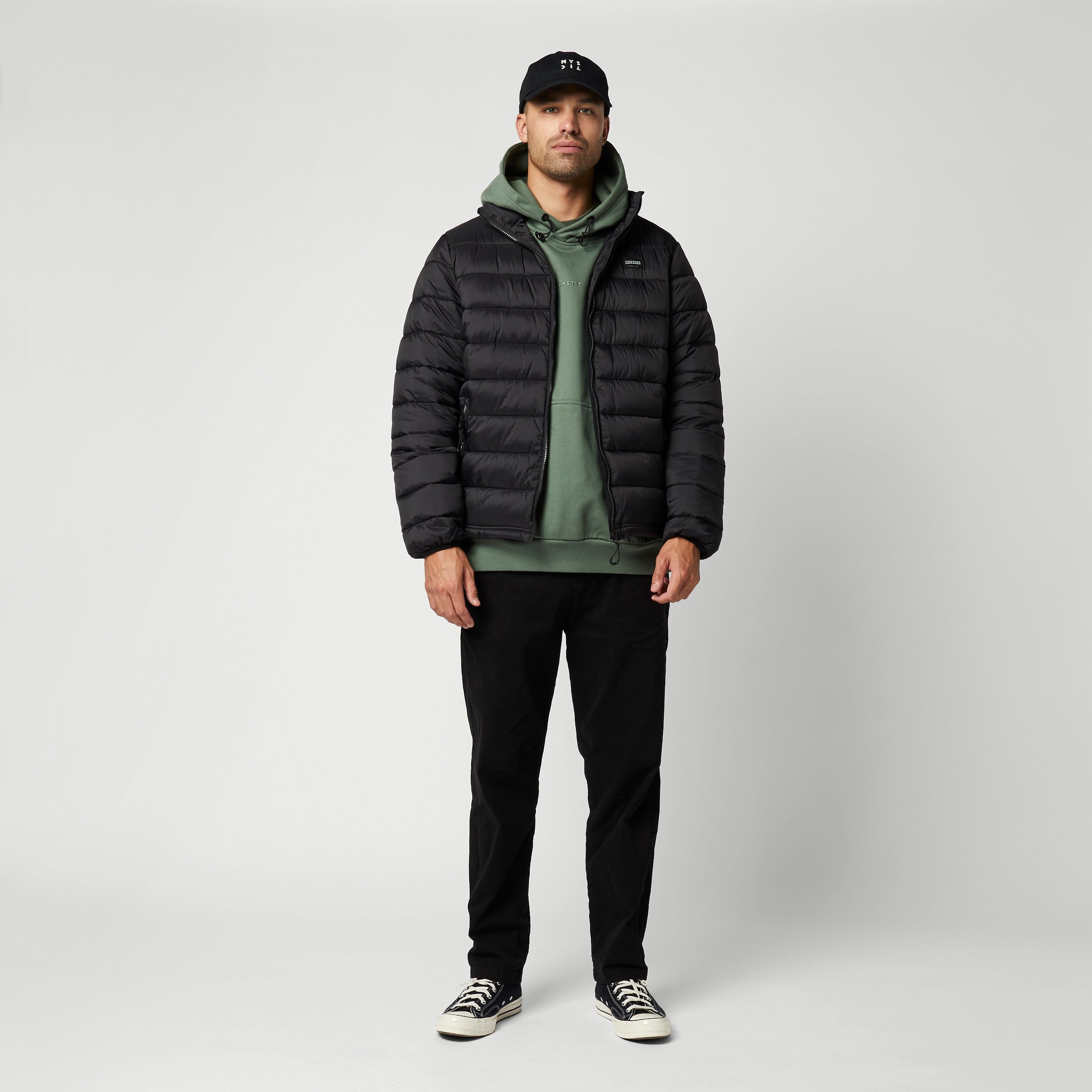 Mystic Quilted Midlayer veste matelassée Brave Green