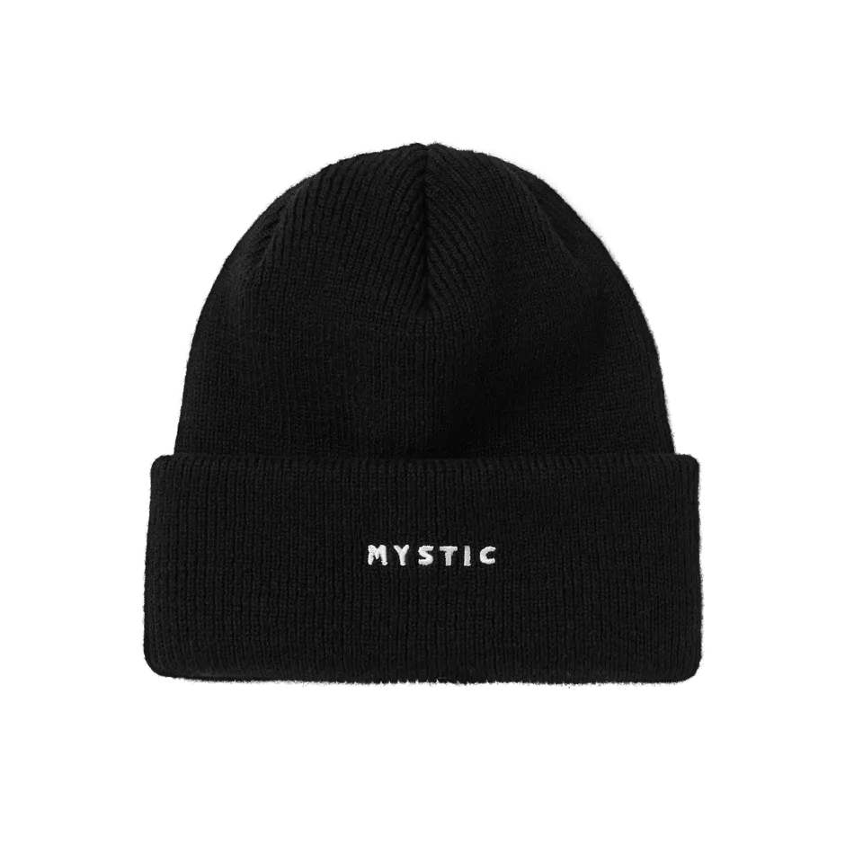 Mystic Logo Beanie bonnet noir coton doux