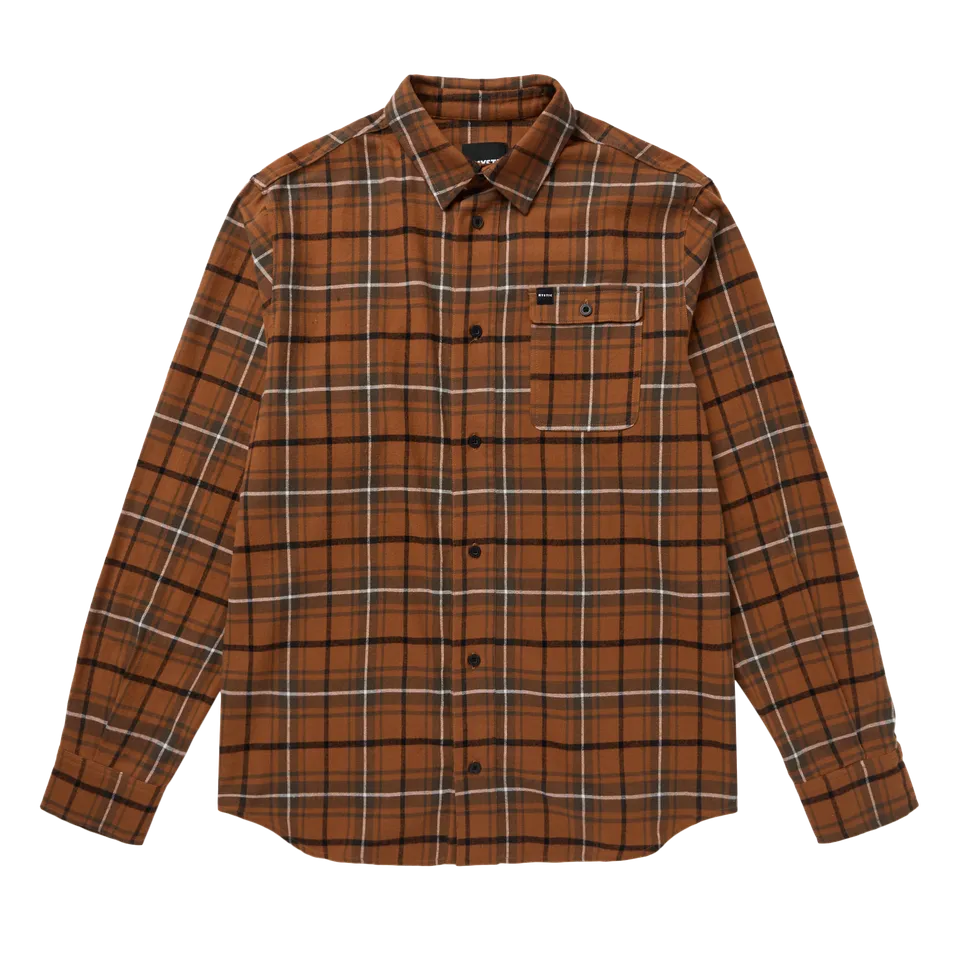 Mystic The Check Shirt chemise flanelle marron carreaux