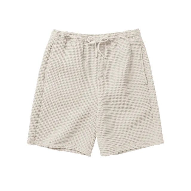 Mystic Scout Short short homme coton gaufré Sand