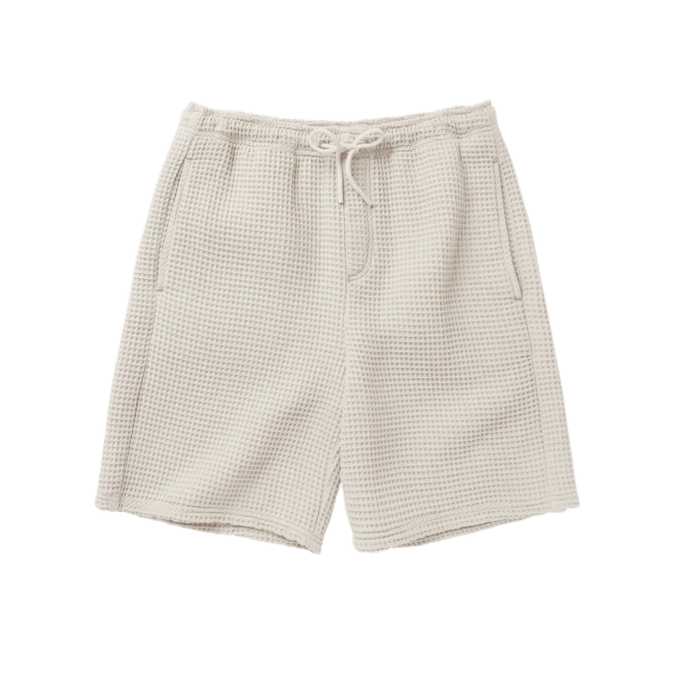 Mystic Scout Short short homme coton gaufré Sand