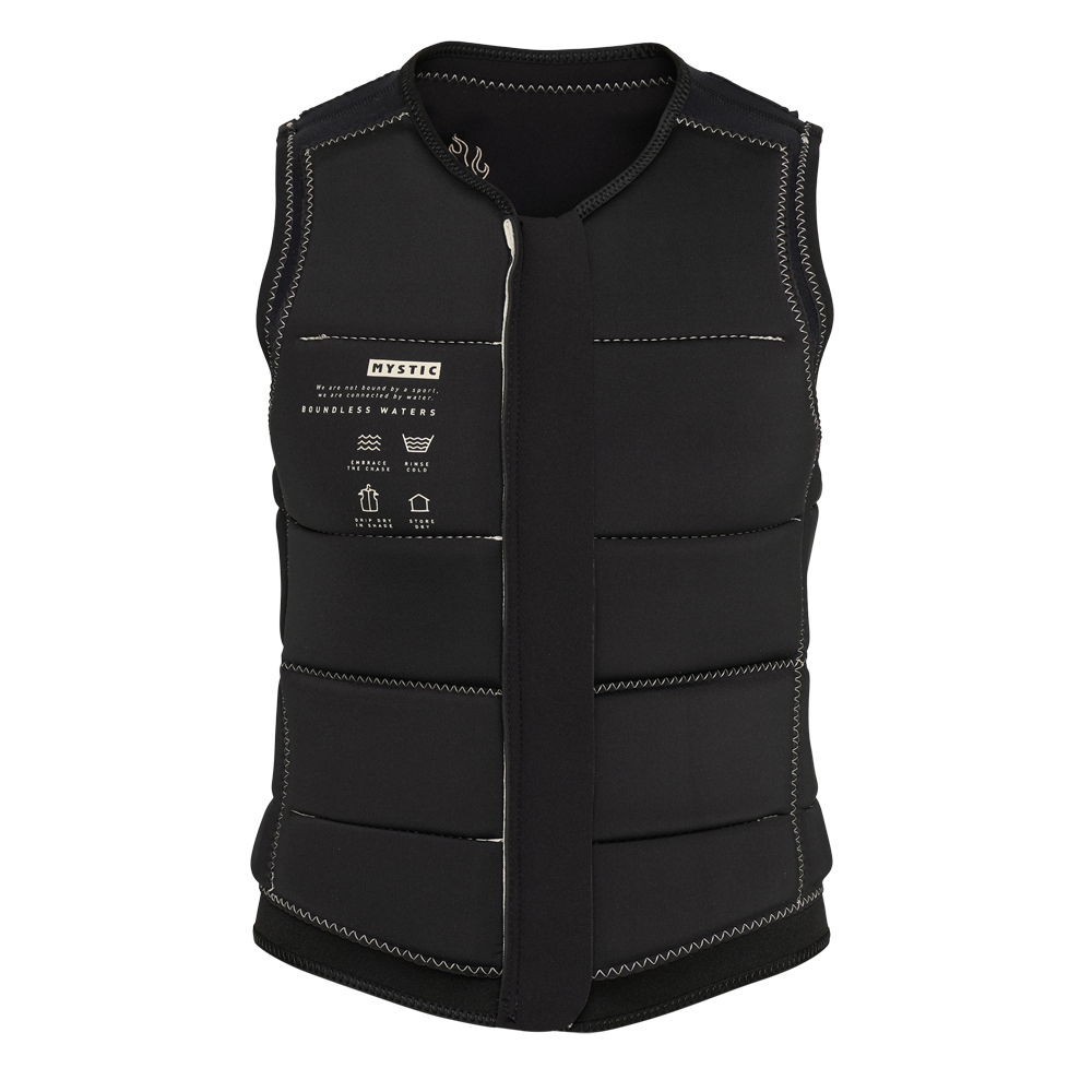 Mystic Raspa Elena Bodi Fzip gilet wake femme noir