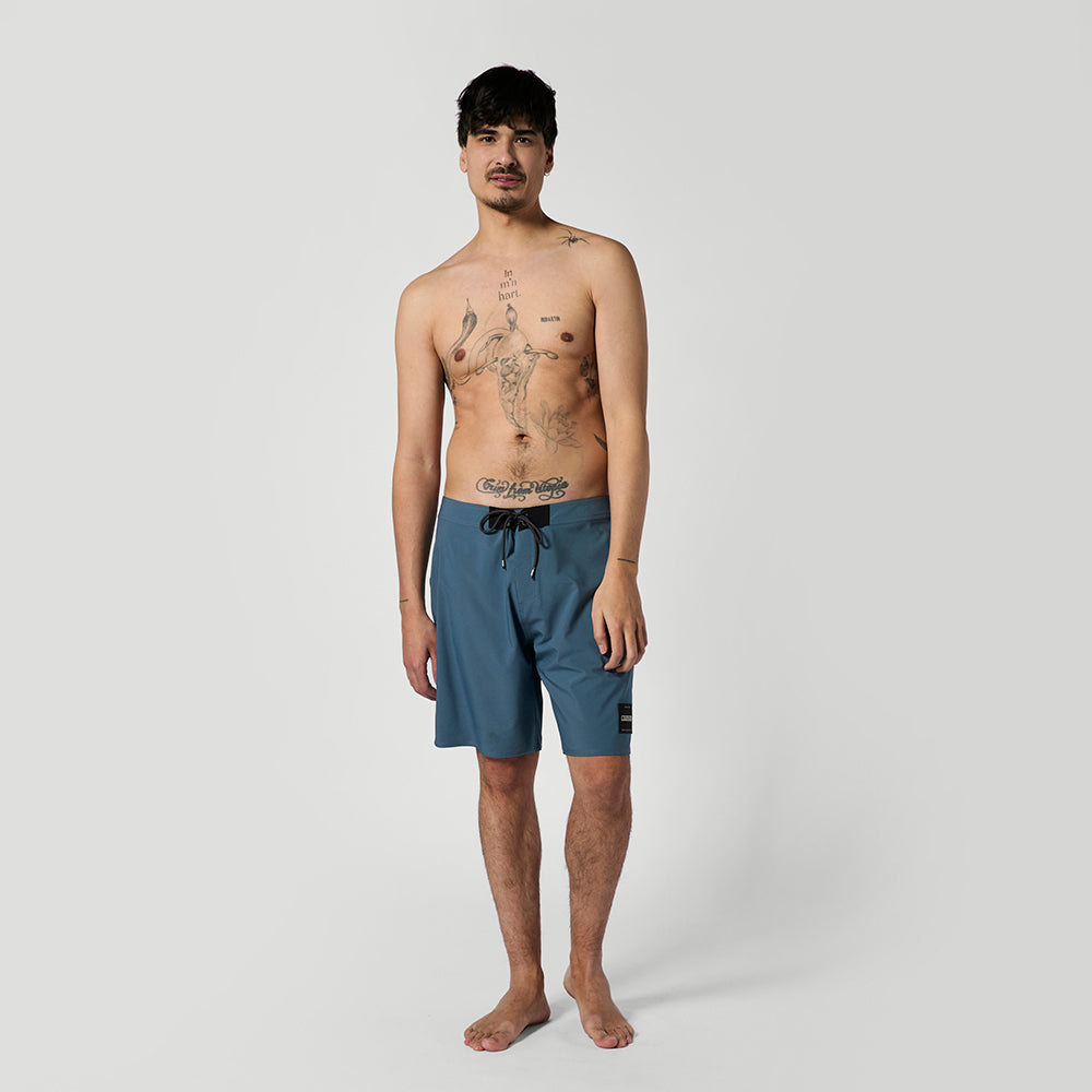Mystic Brand Boardshort homme bleu tidal structuré
