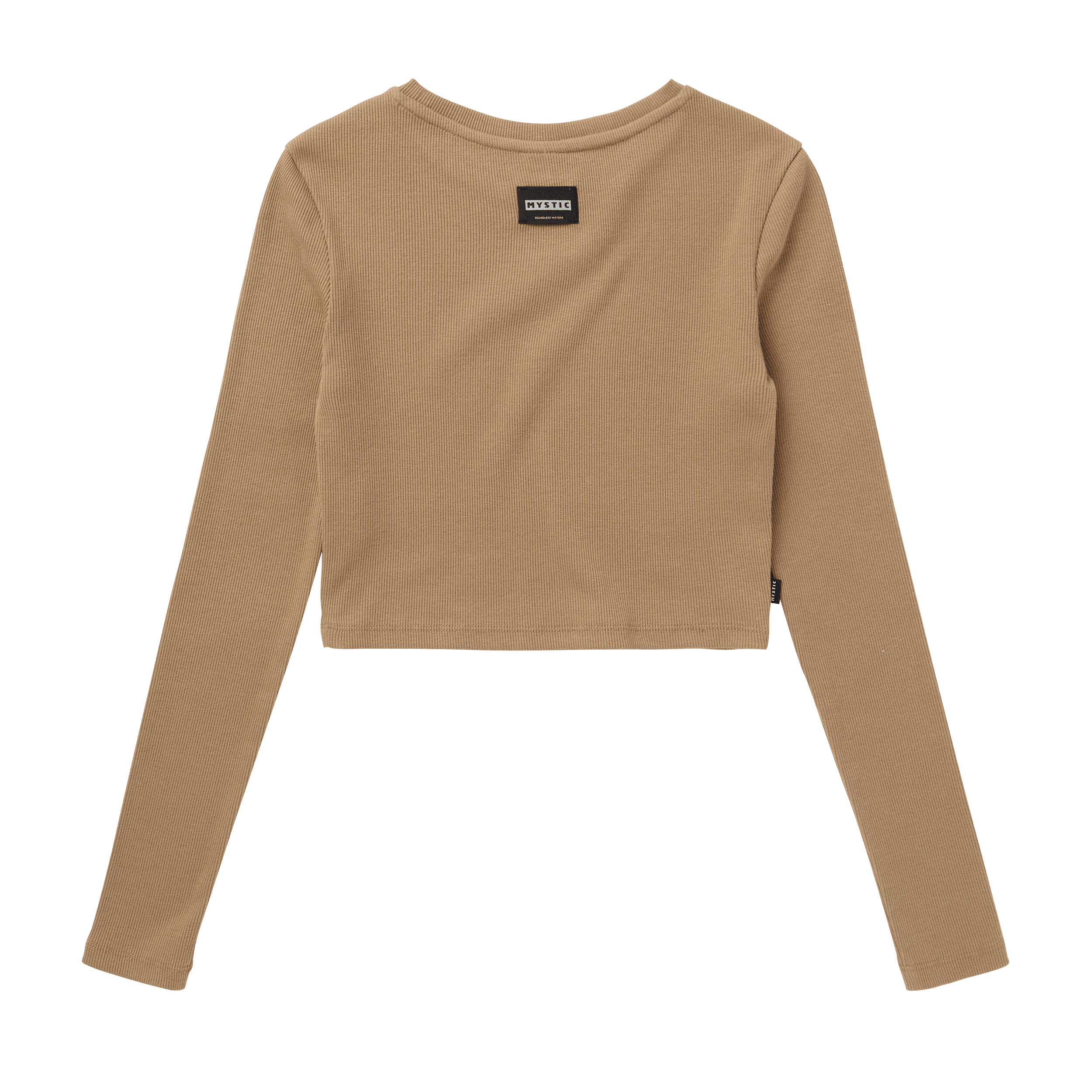 Mystic Glow Crop T-shirt femme court Slate Brown