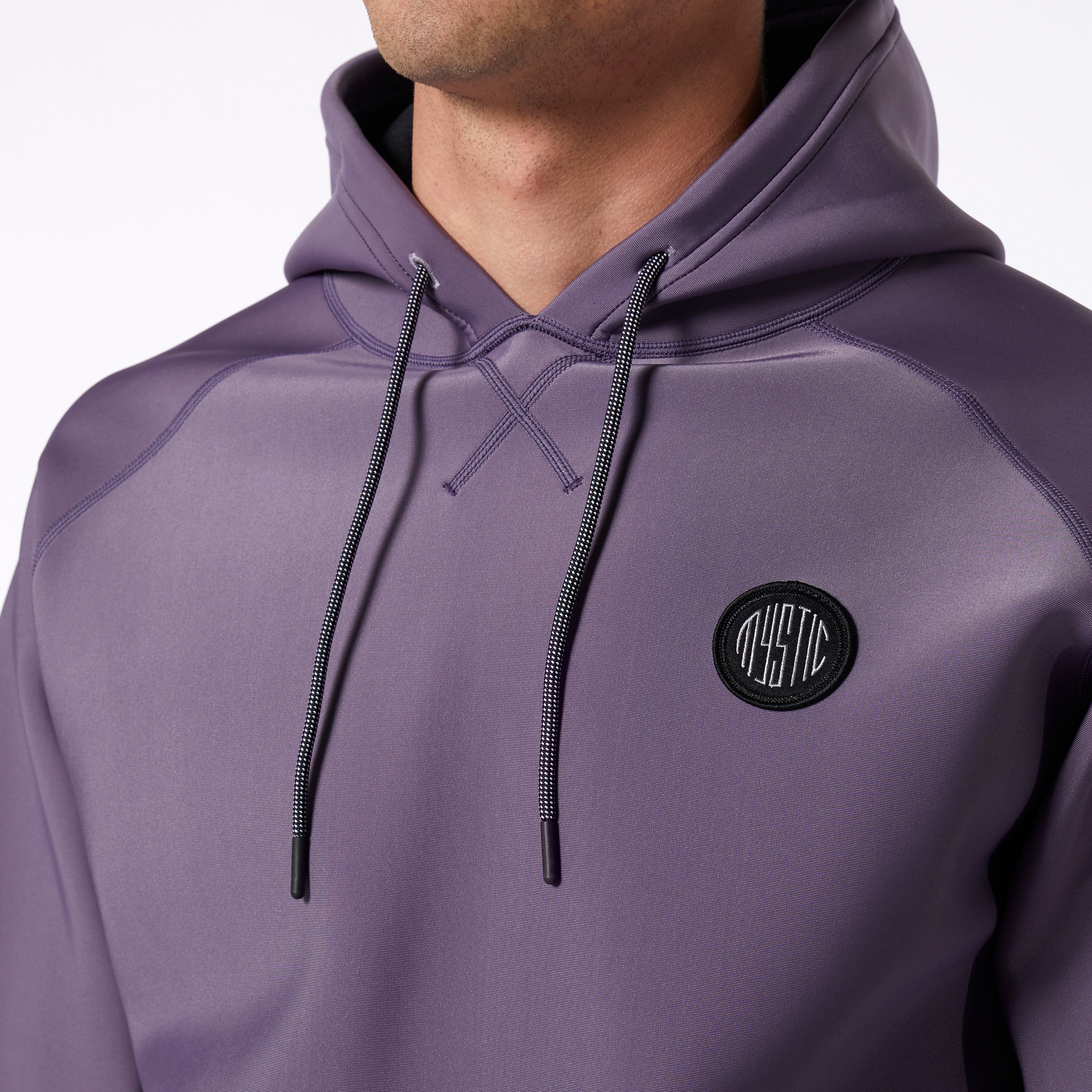 Mystic Grit Hoodie 2mm sweat néoprène noir coupe-vent