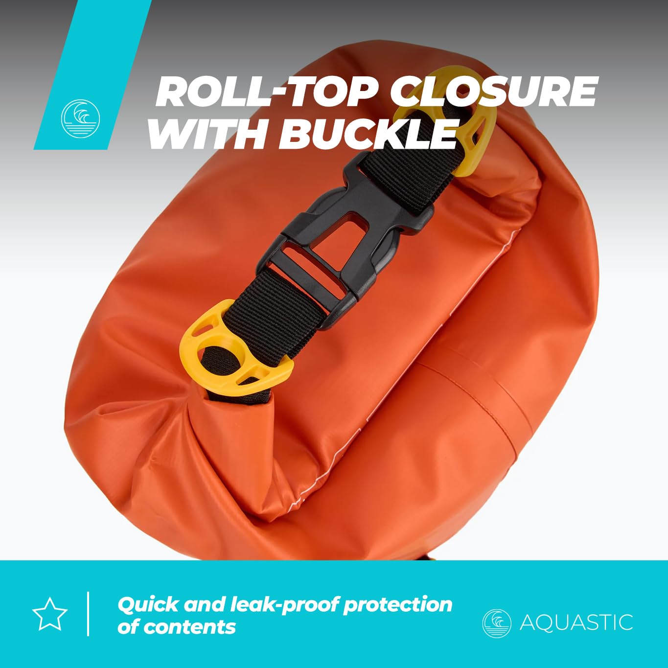 AQUASTIC Sac Étanche 8 L PVC 500D bandoulière