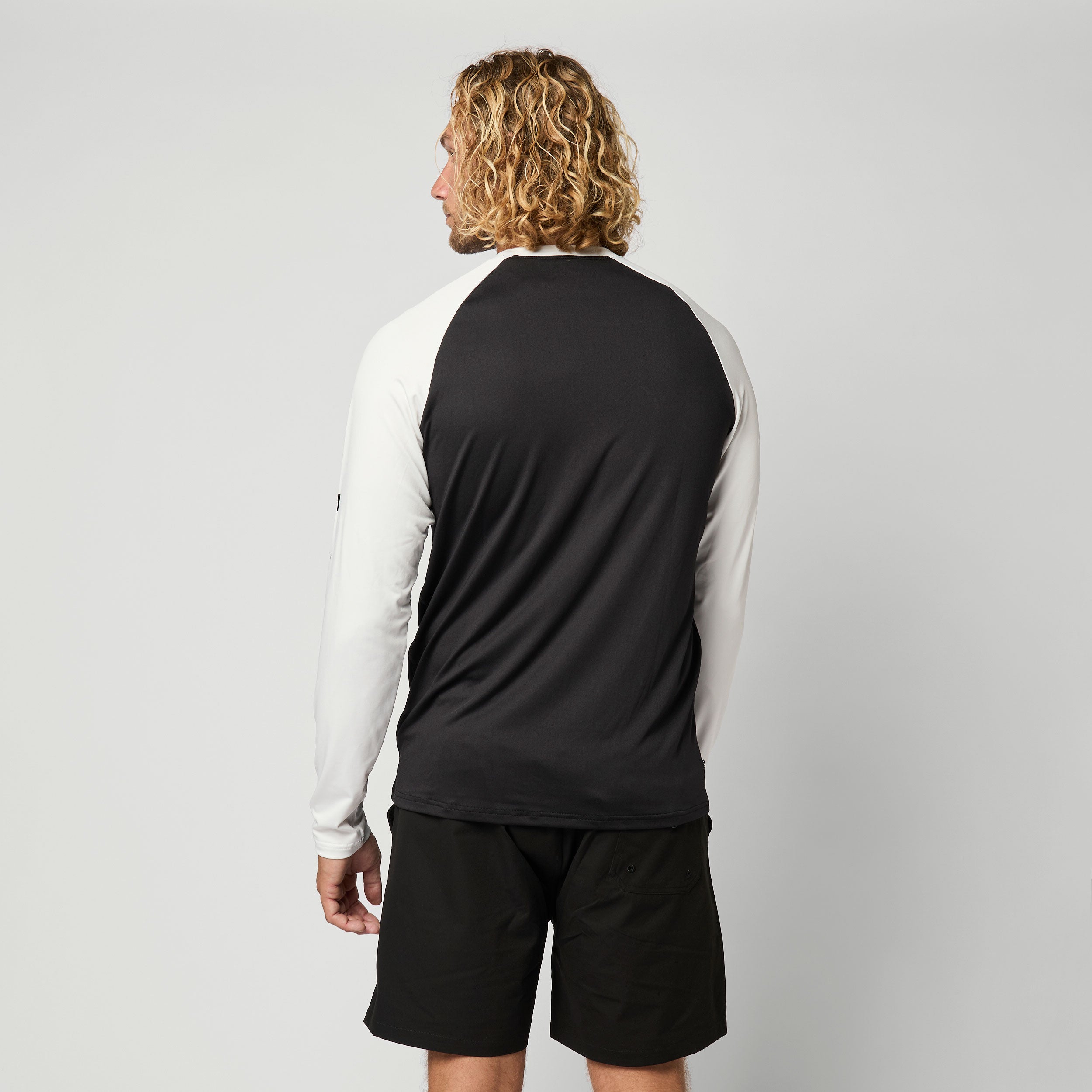 Mystic Bolt L/S Quickdry lycra homme blanc bleu