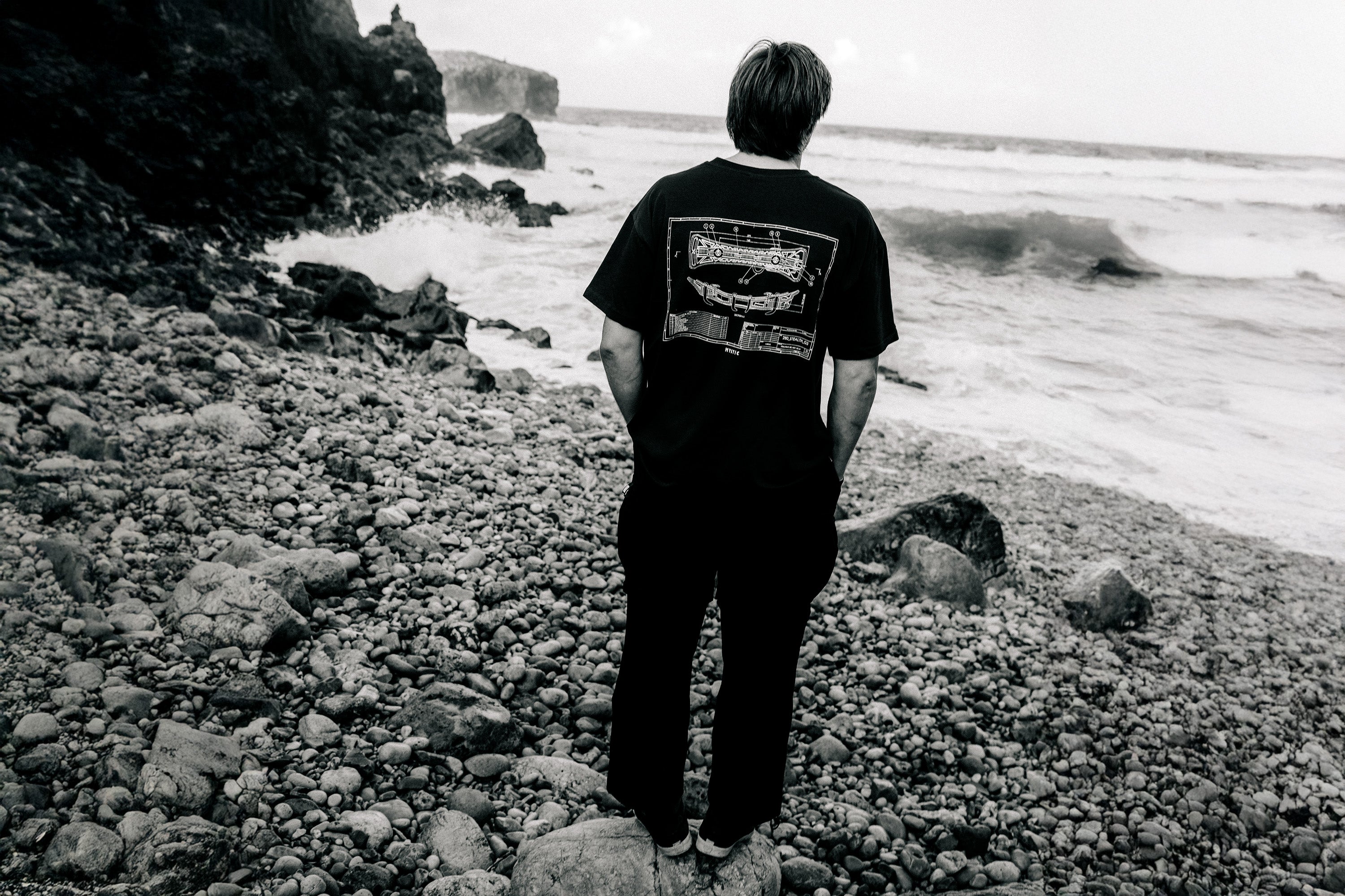 Mystic Concept SB1 Tee t-shirt rouge coton oversize