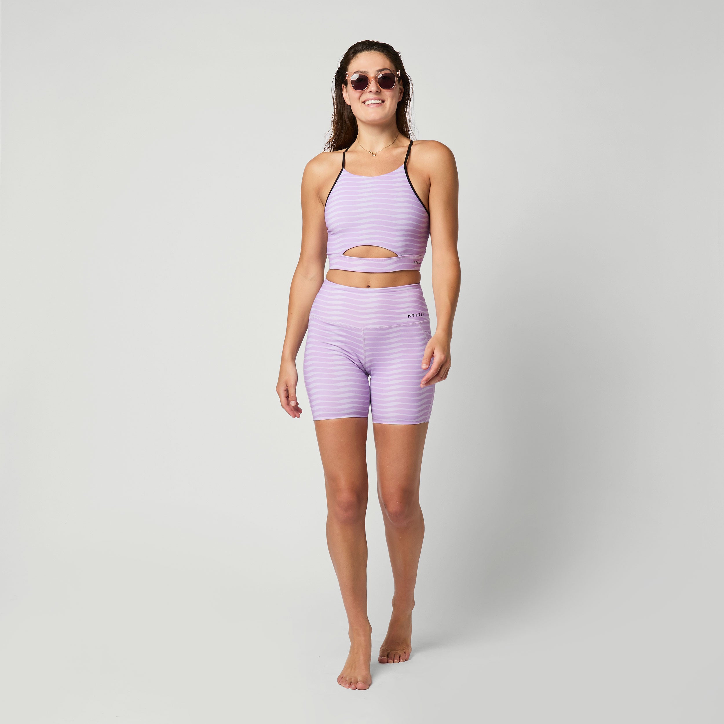 Mystic Terri brassière sport sable maintien moyen
