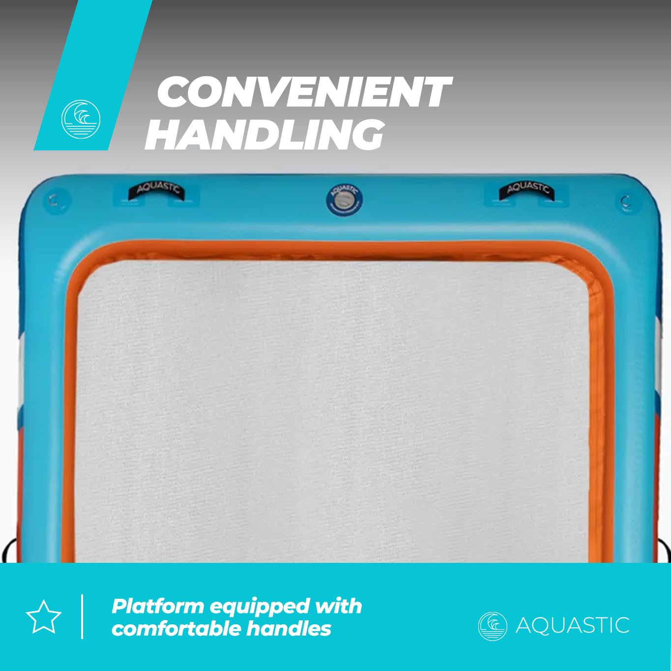 AQUASTIC Tiwi 15'6 Plateforme Gonflable Mer 477x210 cm 265 kg