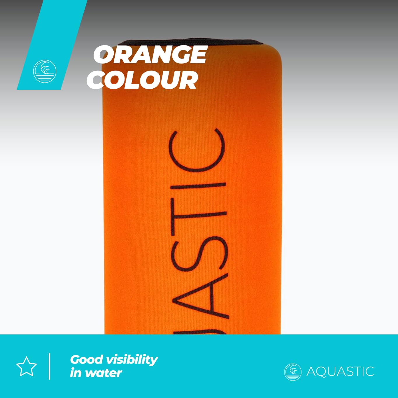 AQUASTIC AQS-SFS bouée pagaie SUP orange tige 25 mm