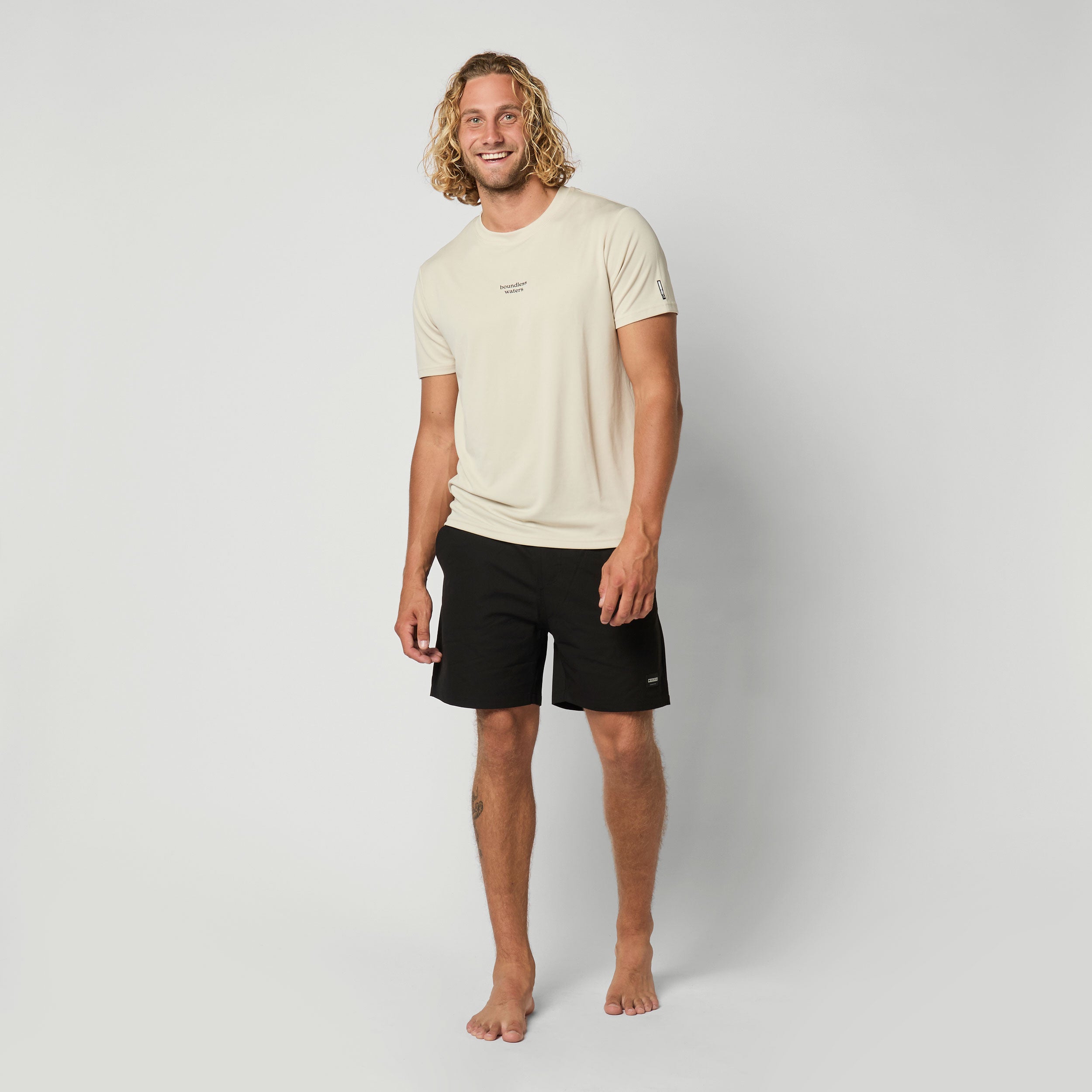 Mystic Tactic S/S Loosefit lycra homme noir anti-UV