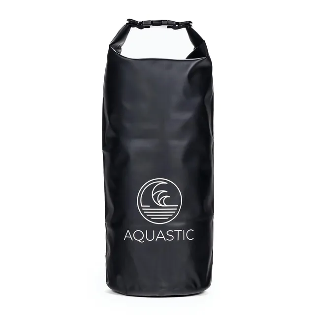 AQUASTIC sac étanche 10 L noir PVC 500D bandoulière