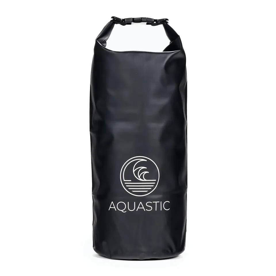 AQUASTIC sac étanche 10 L noir PVC 500D bandoulière