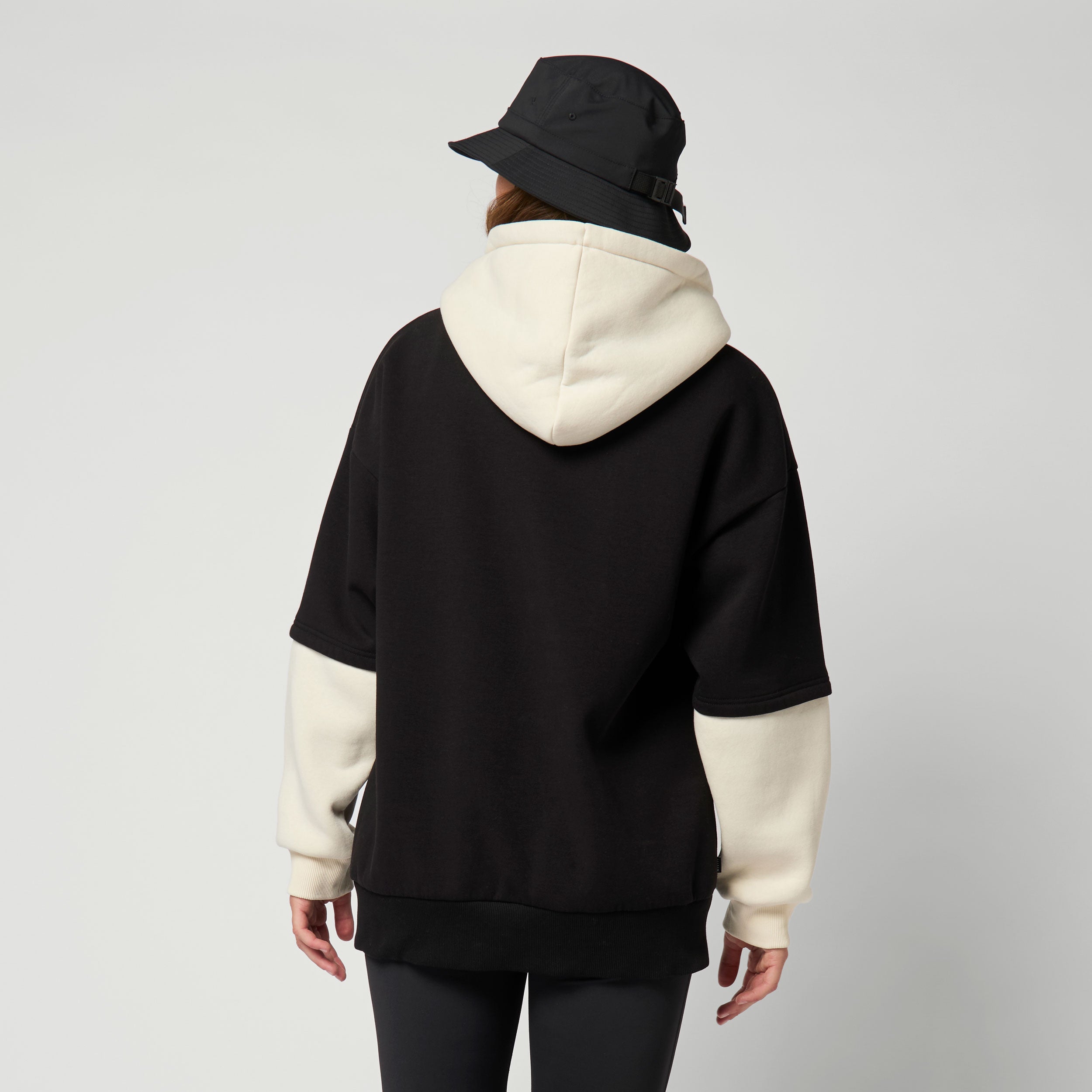 Mystic Overseas Hoodie Sweat sweat femme noir oversize