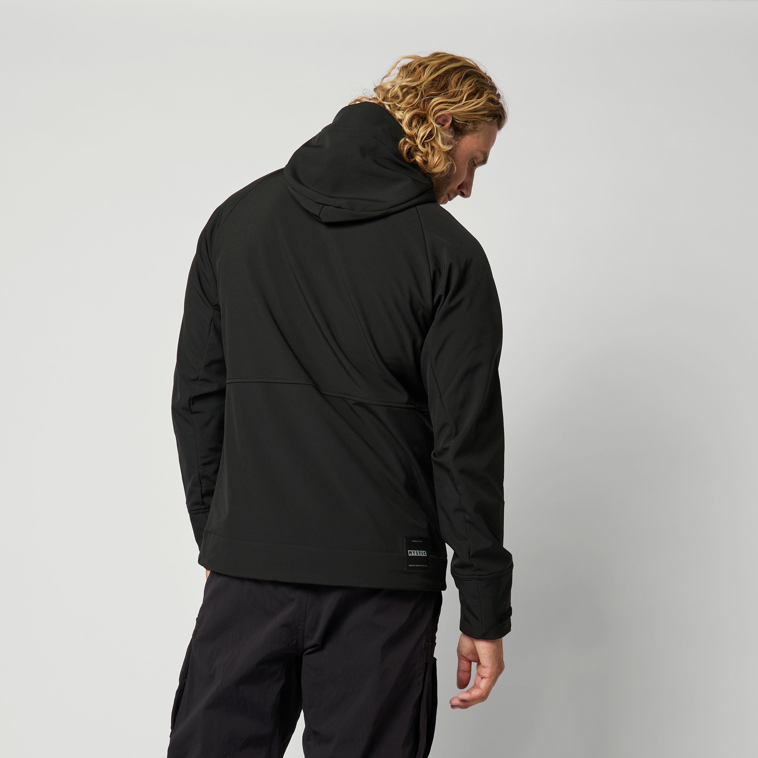 Mystic Mission veste softshell homme coupe-vent Black