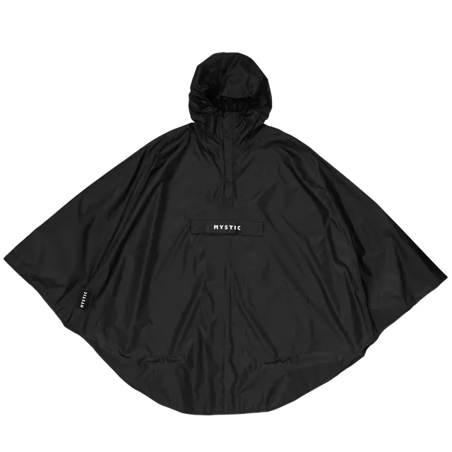 Mystic Rain Poncho poncho pluie S/M noir recyclé