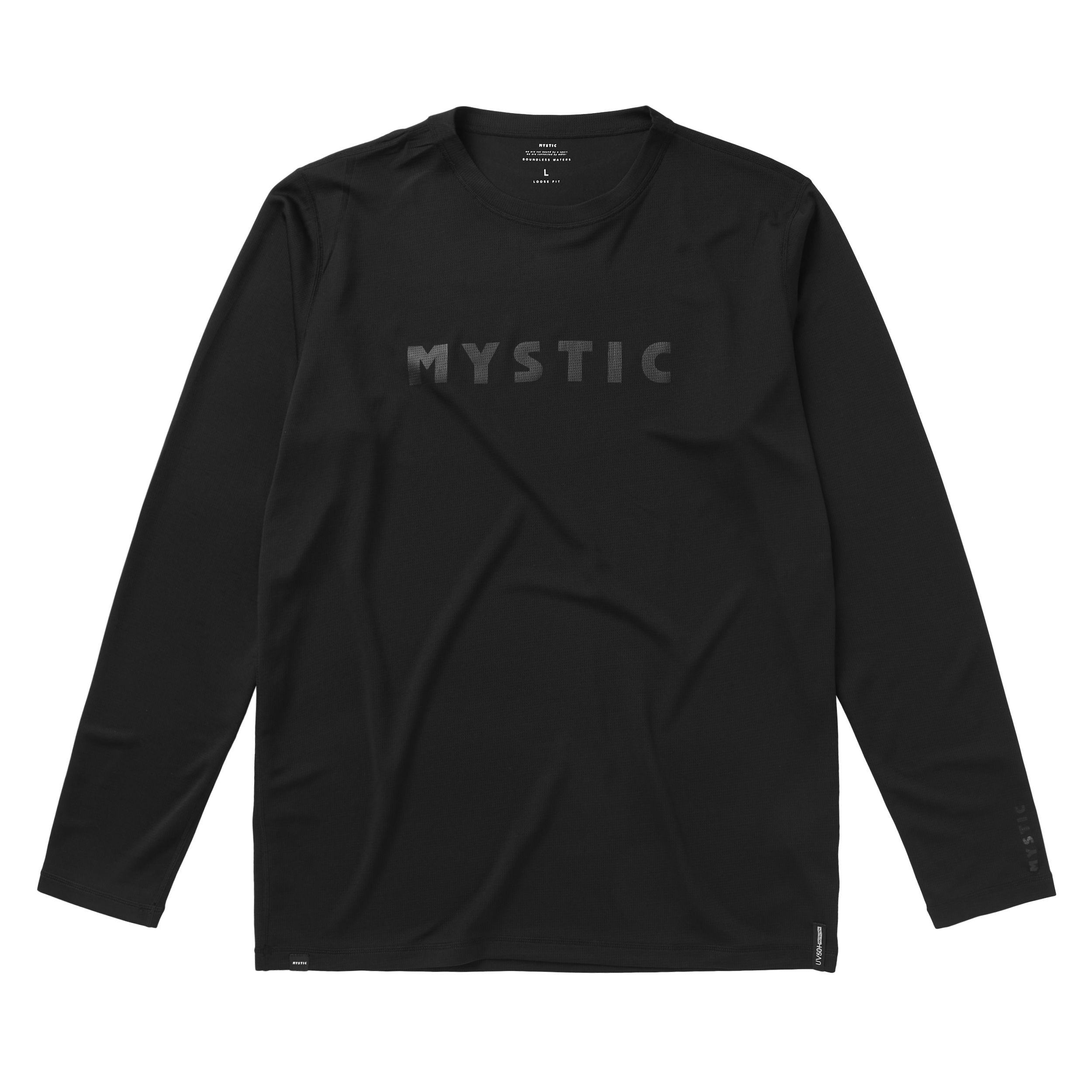 Mystic Star top lycra manches longues noir UPF 50+