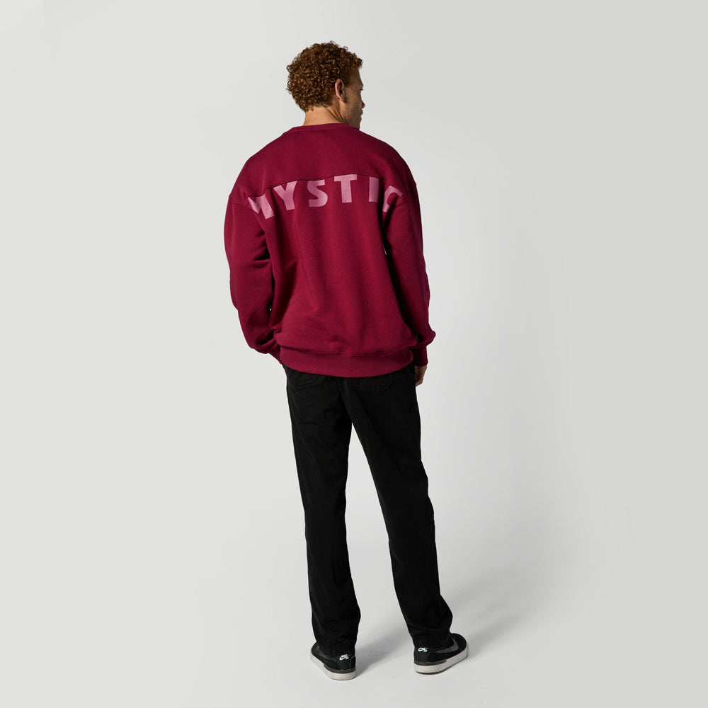 Mystic Profile Crew sweat coton noir