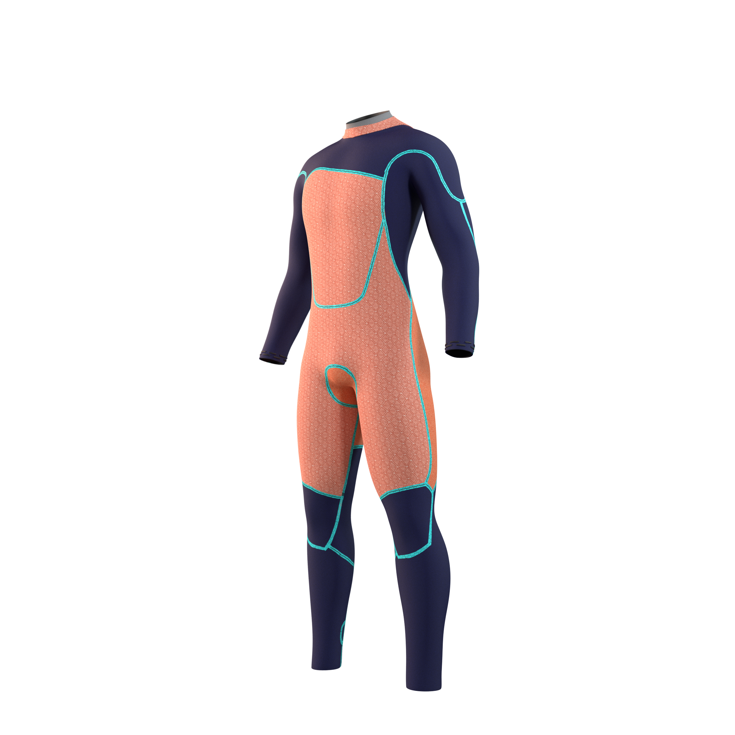 Mystic Majestic Fullsuit 5/4mm combinaison homme back-zip Navy