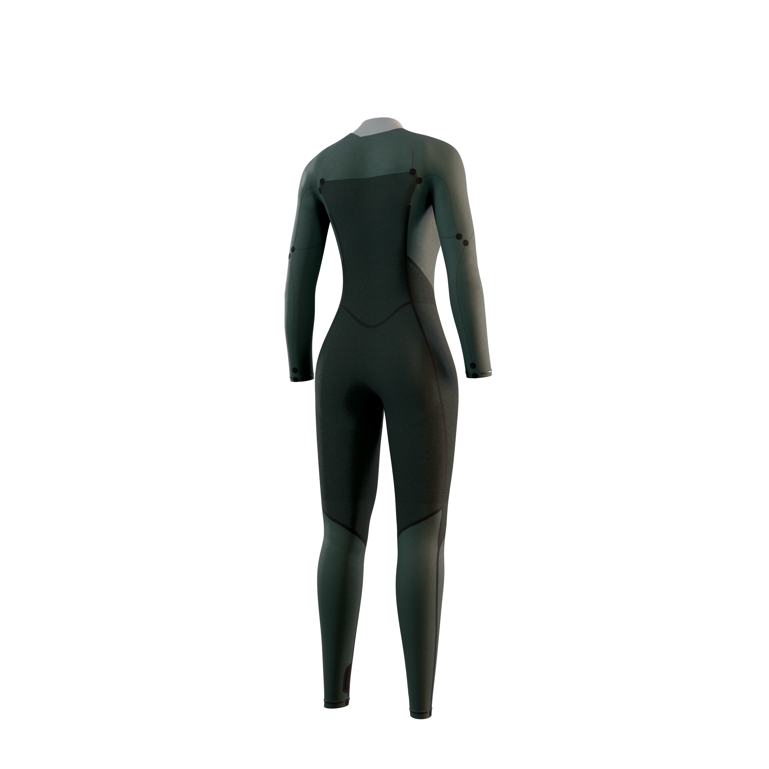 Mystic Haven combinaison 4/3mm femme double zip avant