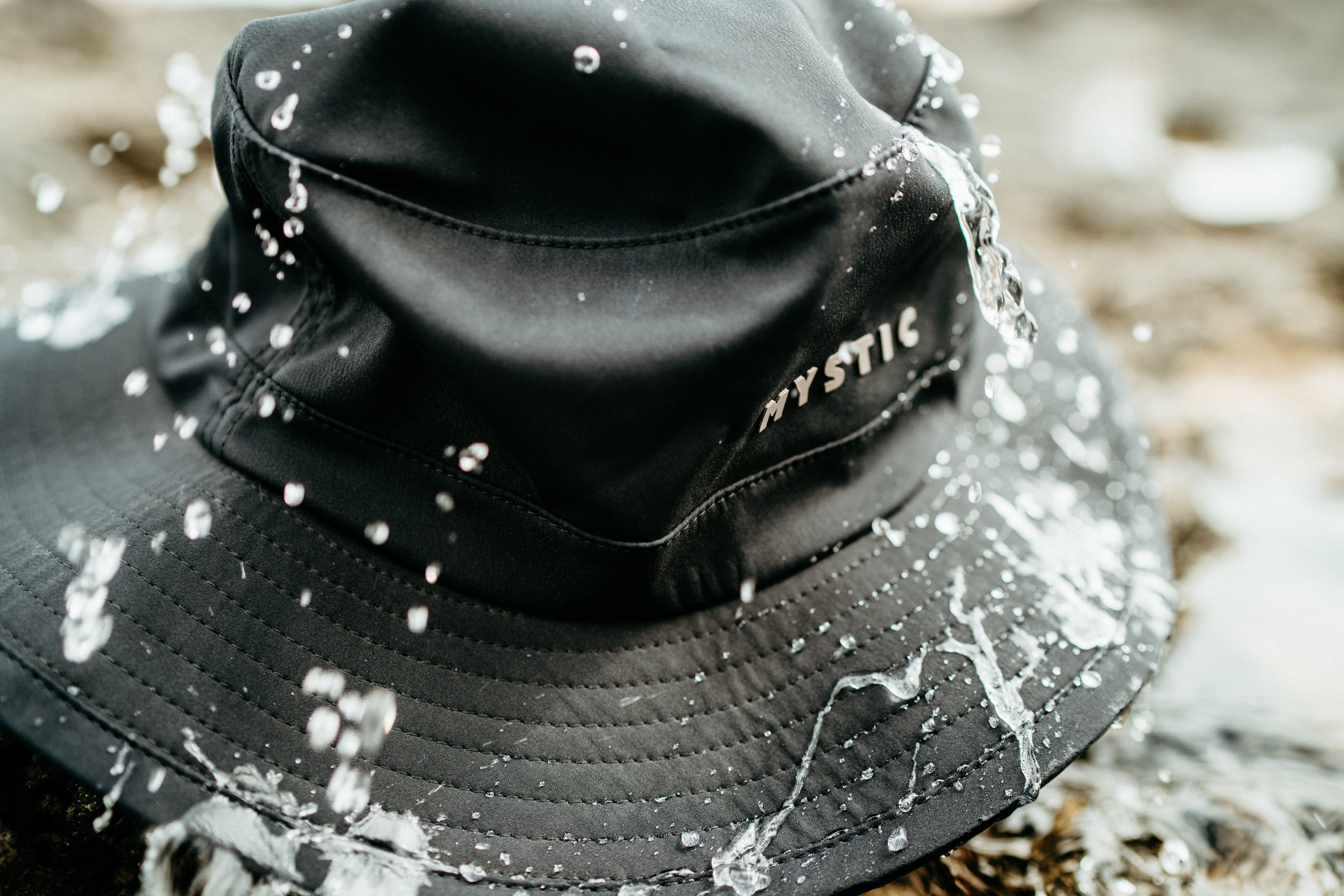 Mystic The Fisherman Hat chapeau O/S noir séchage rapide