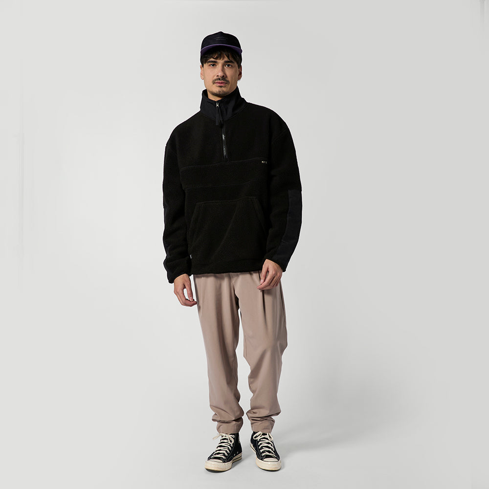 Mystic DTS Half Zip sweat polaire Black