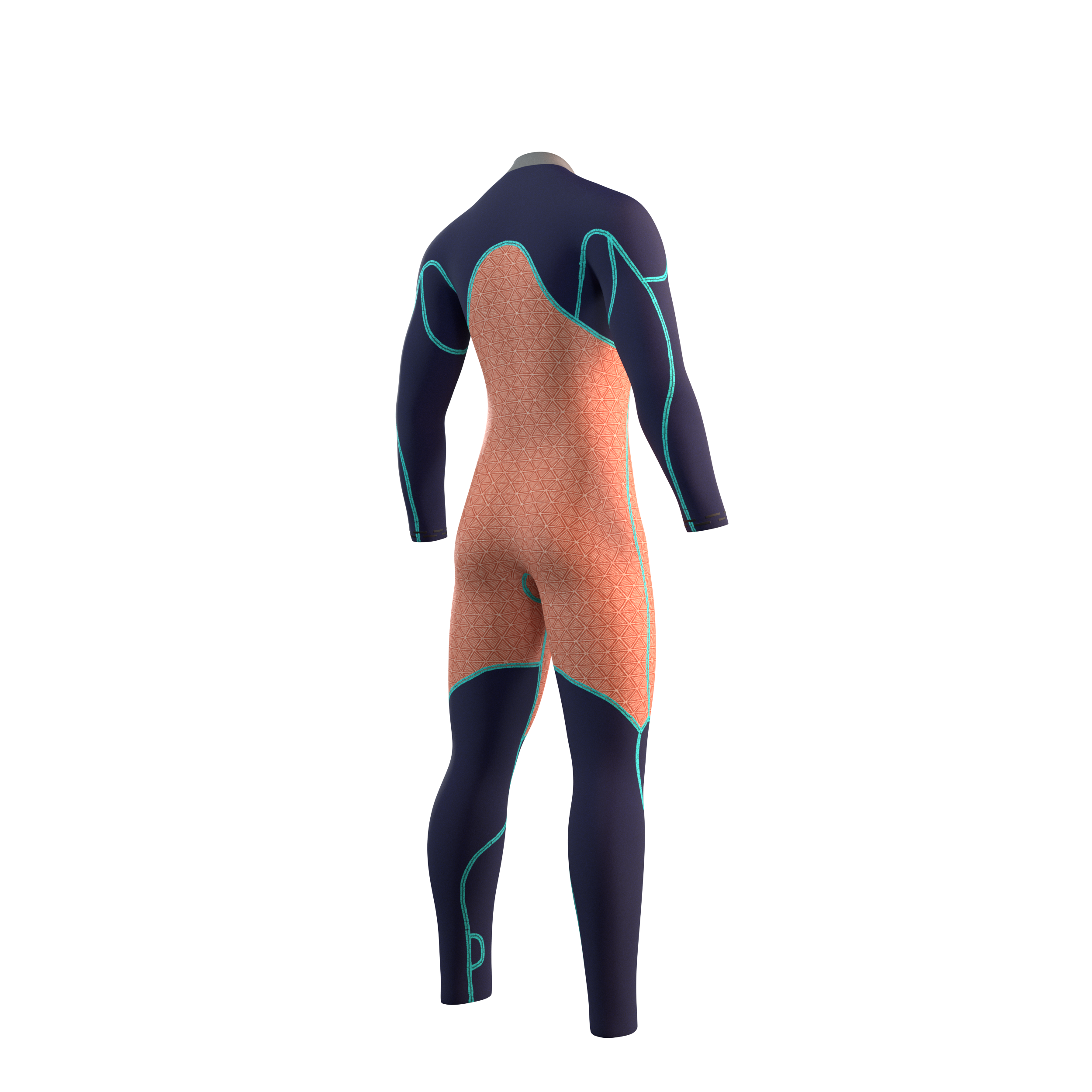 Mystic Majestic Fullsuit 4/3mm Fzip combinaison homme Navy
