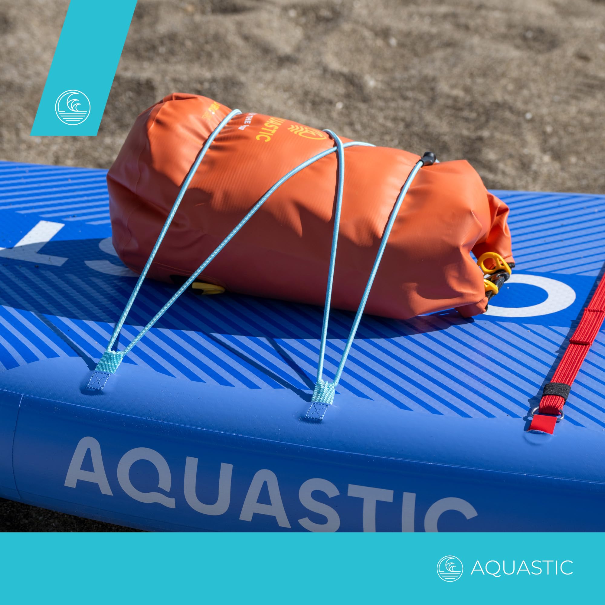 AQUASTIC Sac Étanche 13 L PVC bleu bandoulière