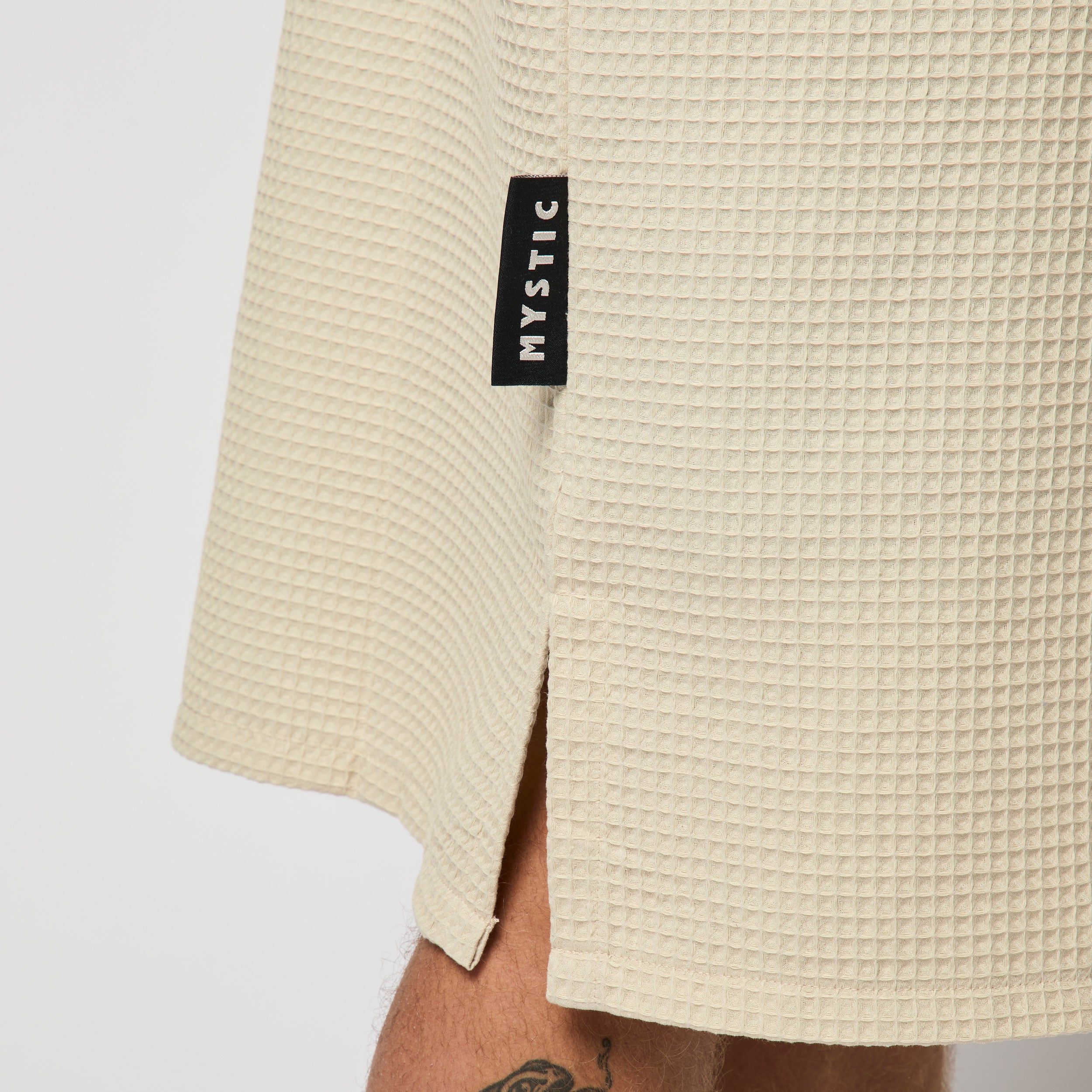 Mystic Waffle poncho surf coton sable séchage rapide