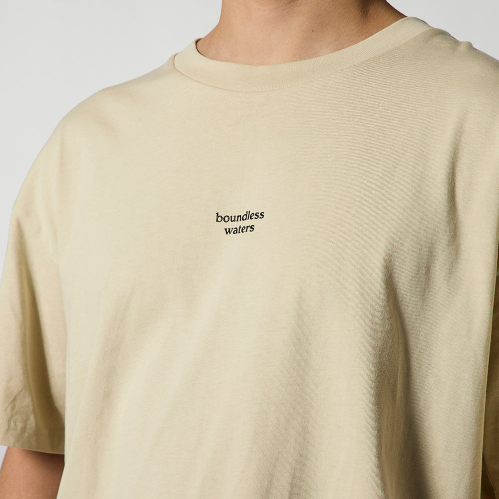 Mystic Source Tee t-shirt sable oversize coton