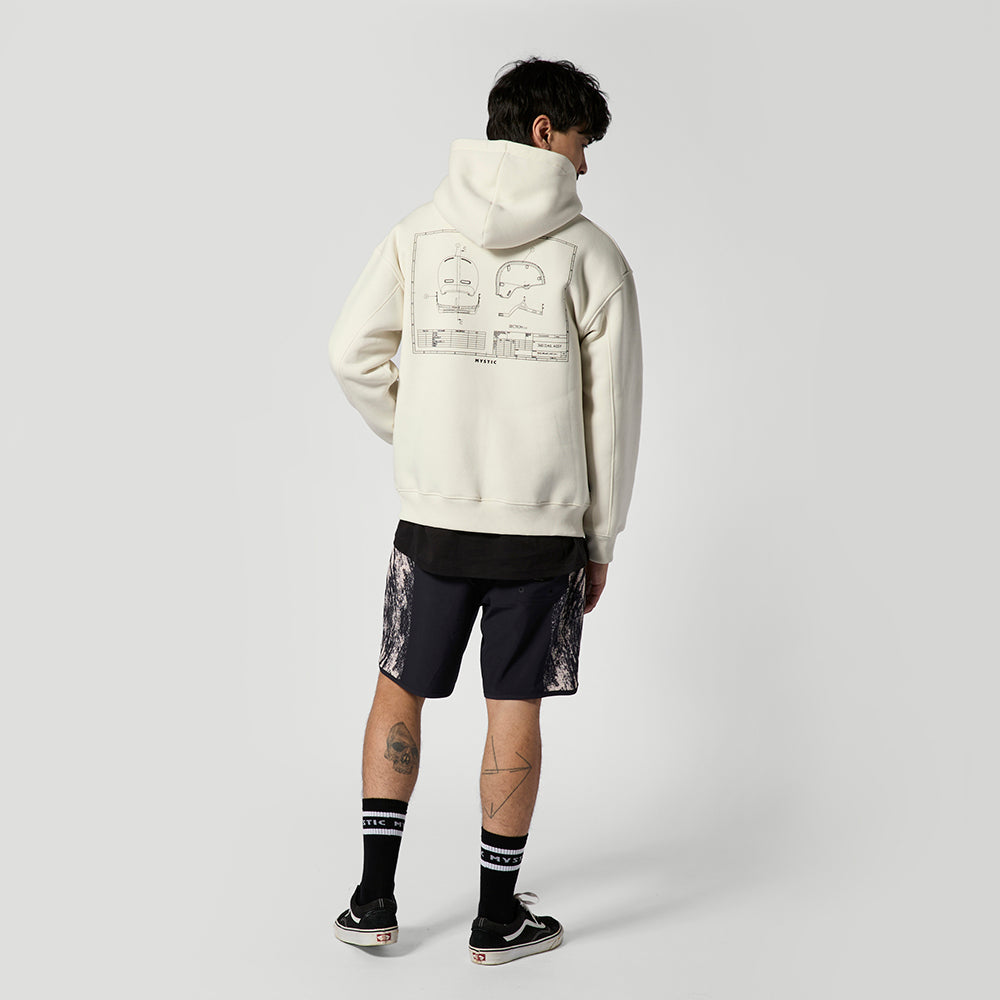 Mystic Concept H1 sweat capuche écru molleton doux