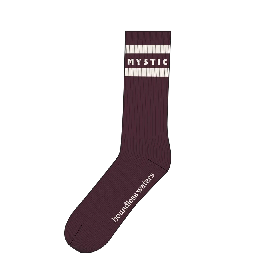 Mystic Brand Season chaussettes mixte rouge coton