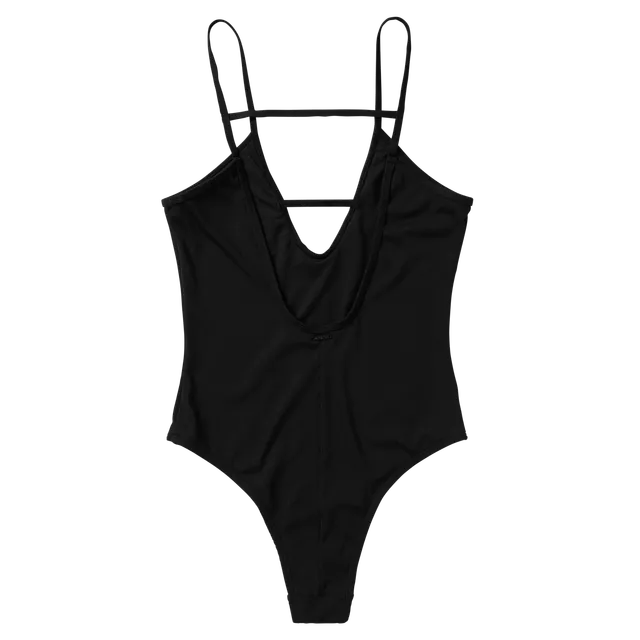 Mystic Inga maillot bain violet vert décolleté V