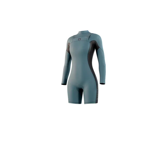 Mystic Haven Shorty 3/2mm combi femme Teal manches longues