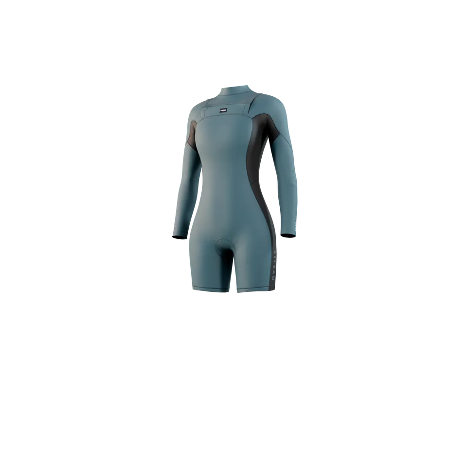 Mystic Haven Shorty 3/2mm combi femme Teal manches longues