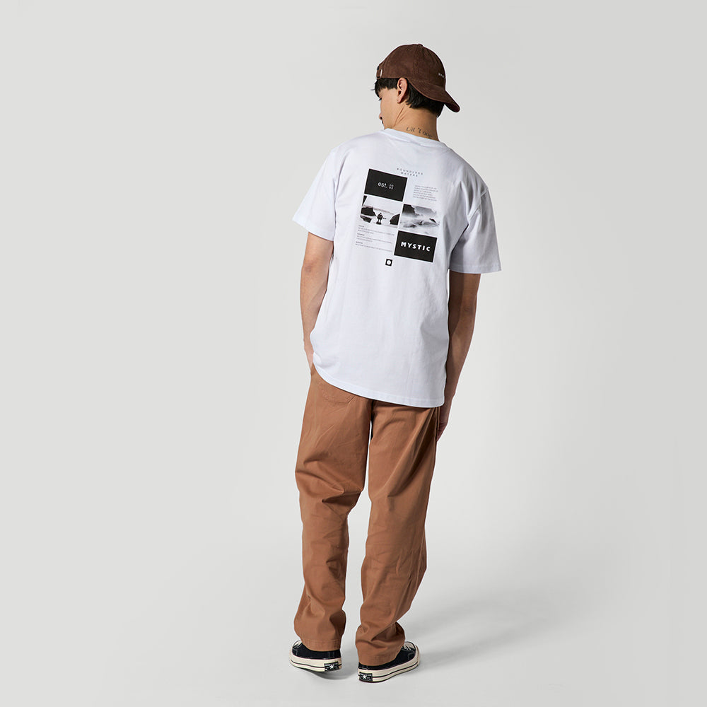 Mystic Trifecta Tee t-shirt blanc coton