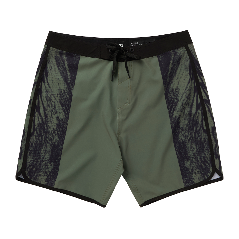 Mystic Warped boardshort homme Olive Green