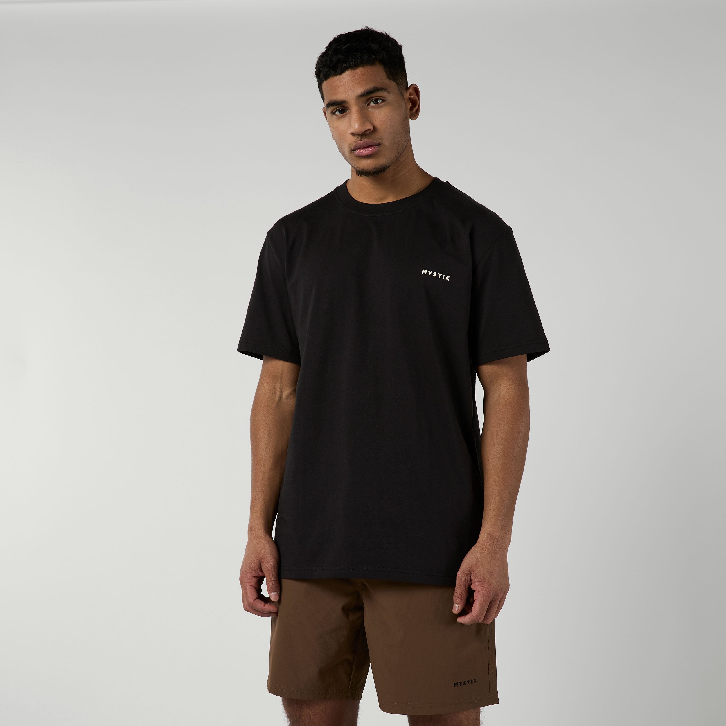 Mystic Approach Tee t-shirt Noir coton régulier