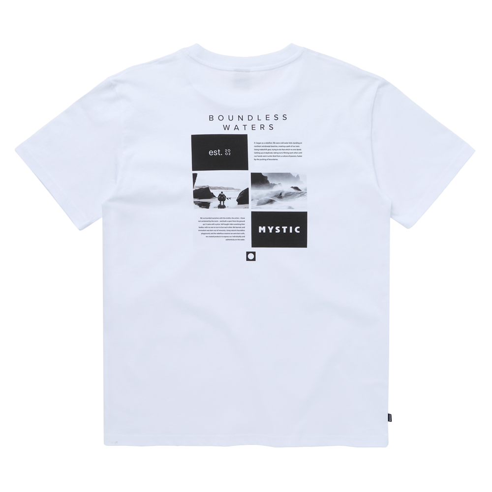 Mystic Trifecta Tee t-shirt blanc coton