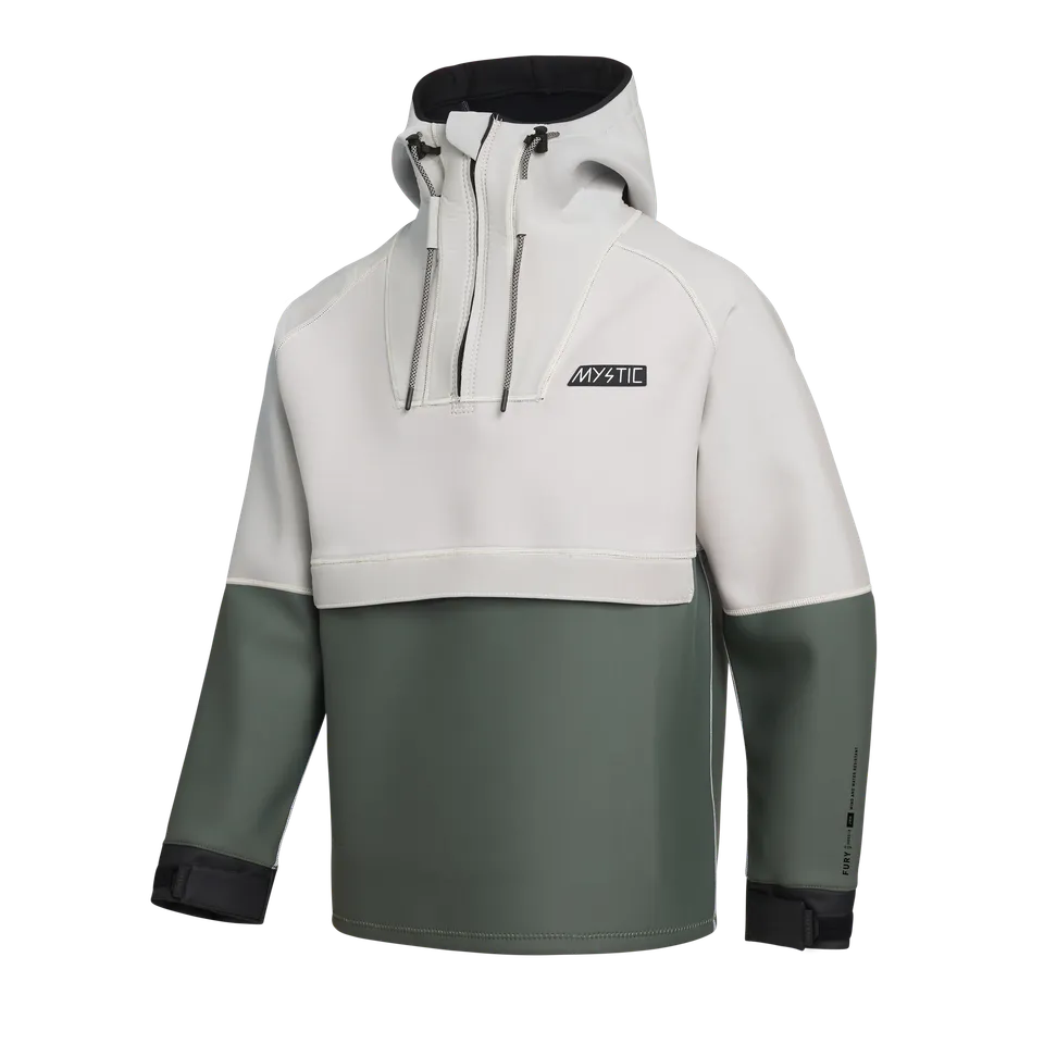 Mystic Fury Hoodie 3/2mm veste néoprène noir