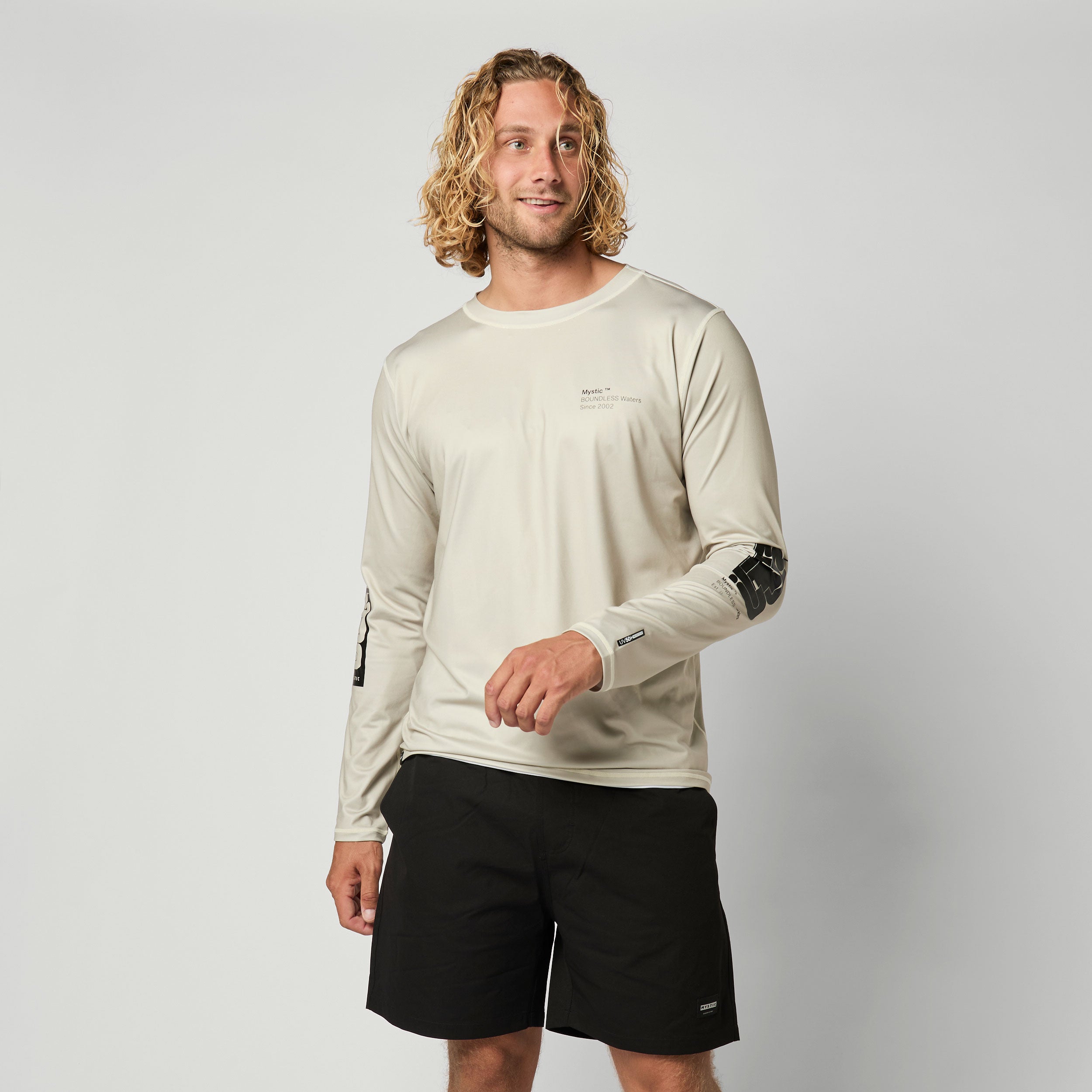 Mystic Boarding L/S Rashvest lycra homme teal
