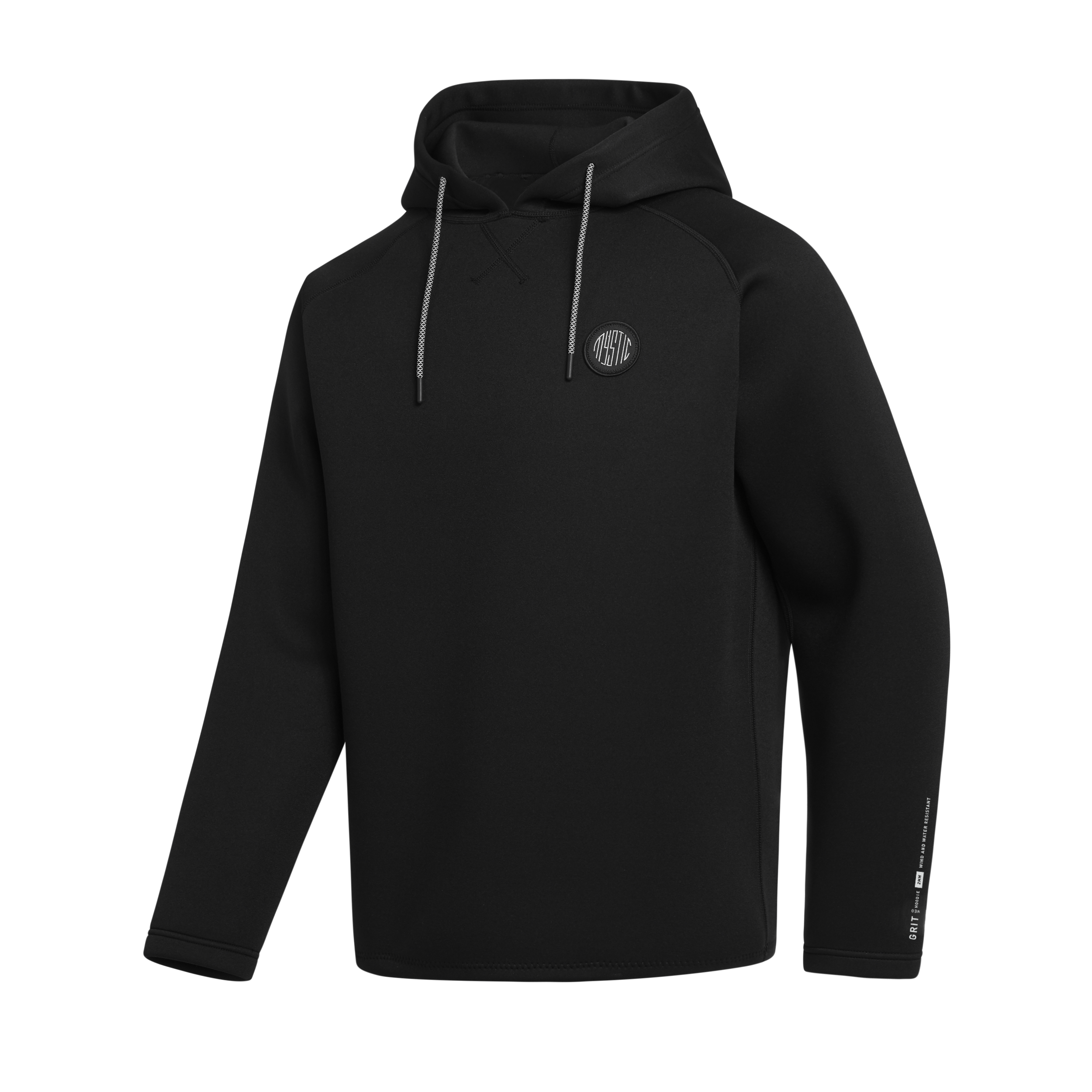 Mystic Grit Hoodie 2mm sweat néoprène noir coupe-vent