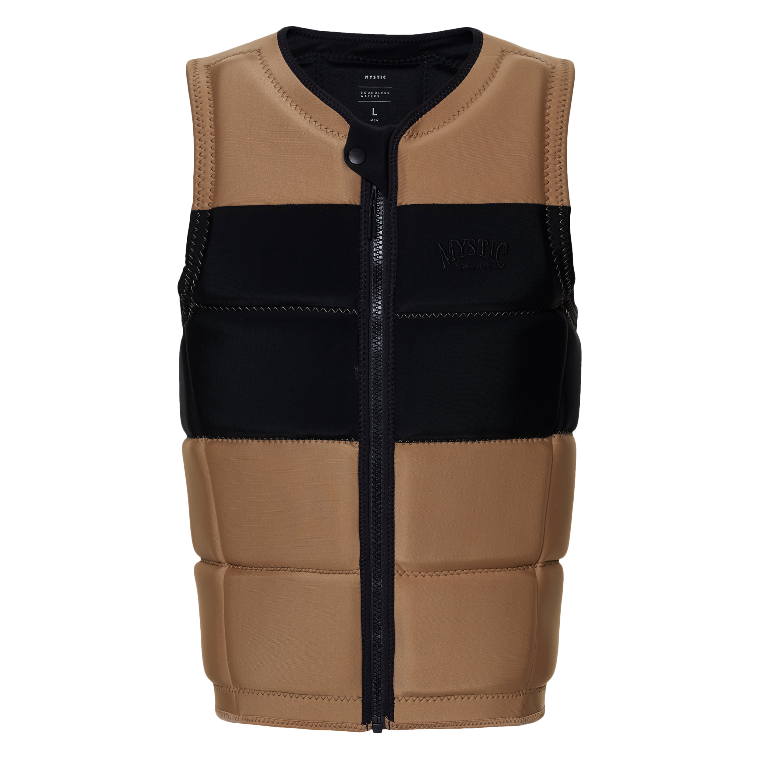 Mystic Peacock Impact Vest Fzip Wake brun