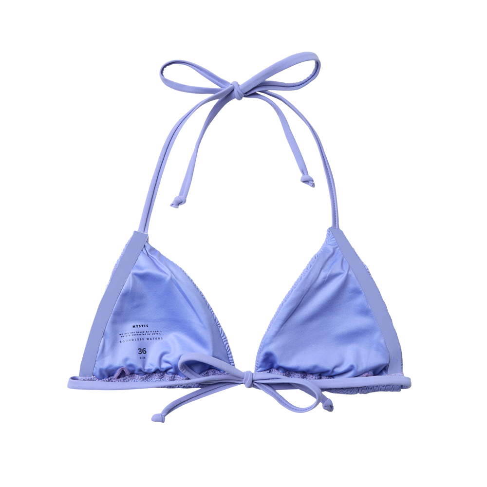 Mystic Amber bikini bleu iris triangle ajustable