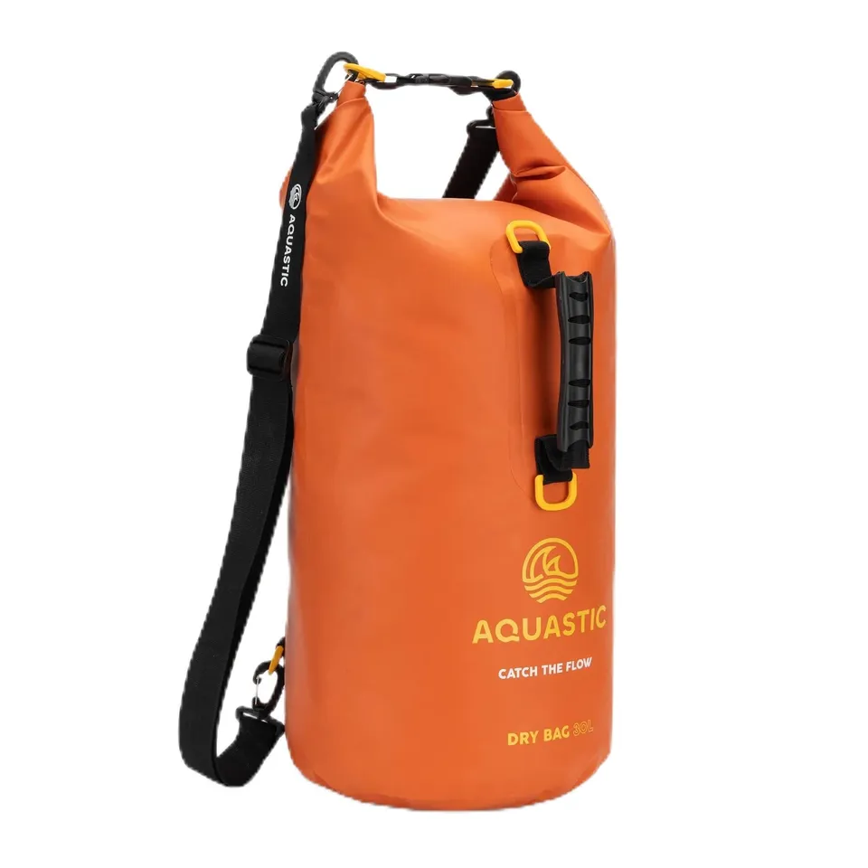 AQUASTIC sac étanche 30L orange PVC paddle