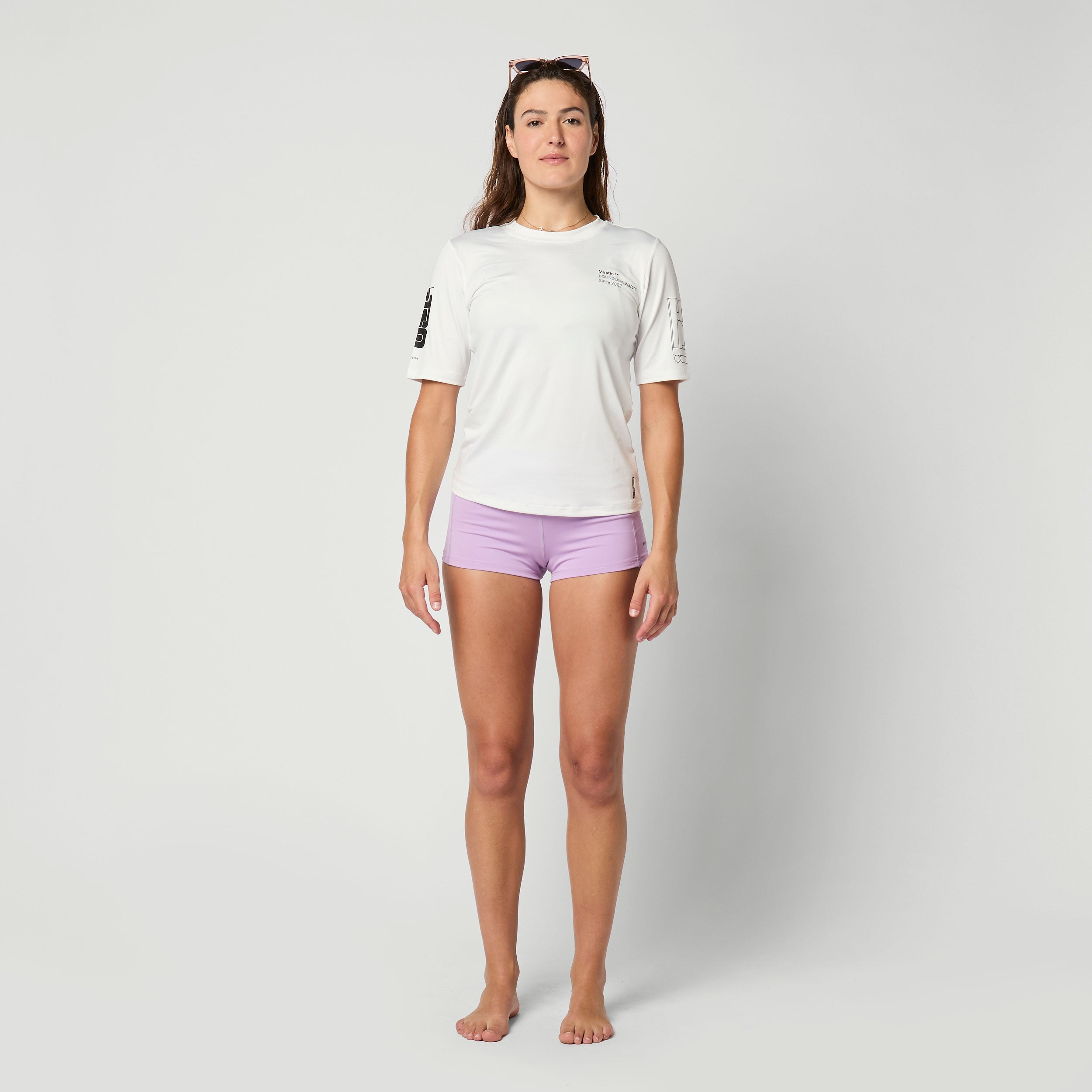 Mystic Sphere Rashvest lycra blanc femme UPF50+