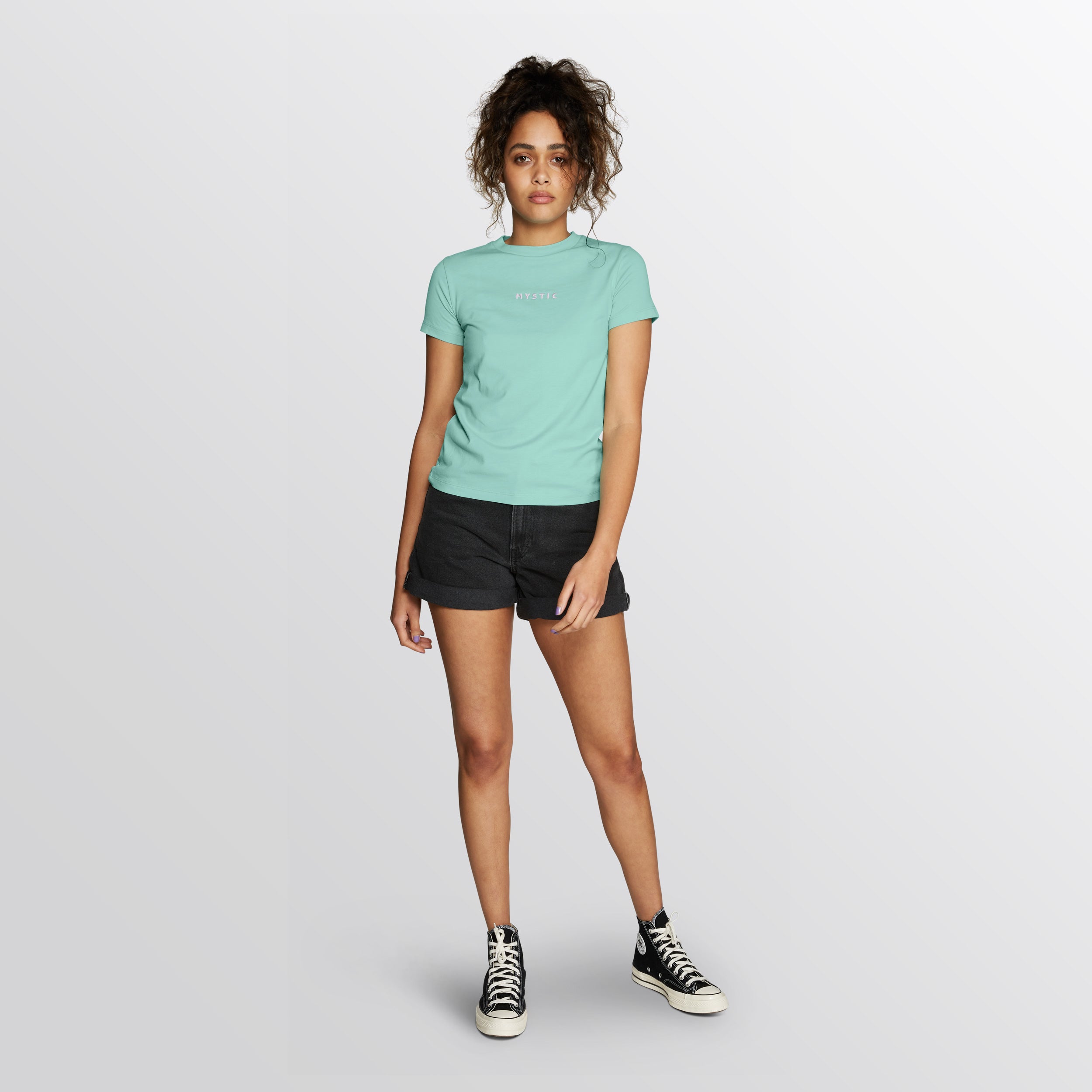 Mystic Brand T-shirt femme broderie jersey doux
